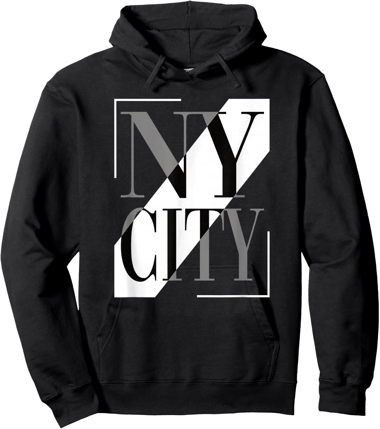 USA New York City Classic Vintage NY Hoodie - Hoodie | Black