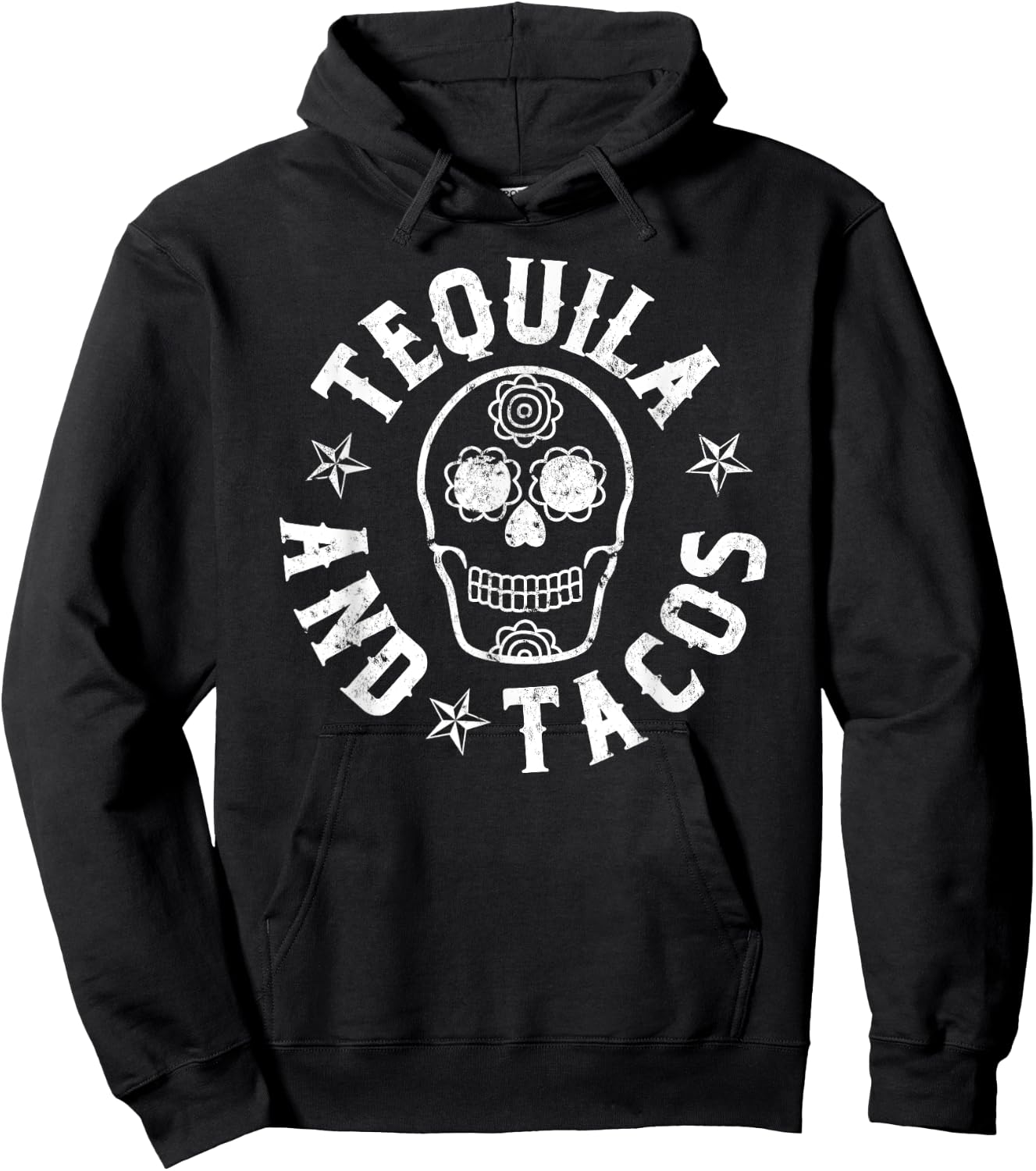 Tequila And Tacos Cinco De Mayo Mexican Food Hoodie - Hoodie | Black