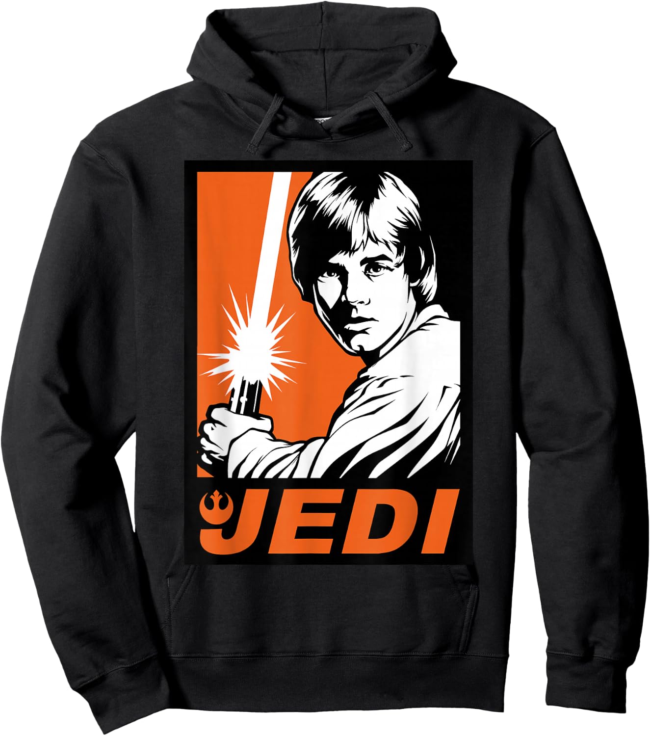 Star Wars Luke Skywalker Rebel Jedi Hoodie - Hoodie | Black