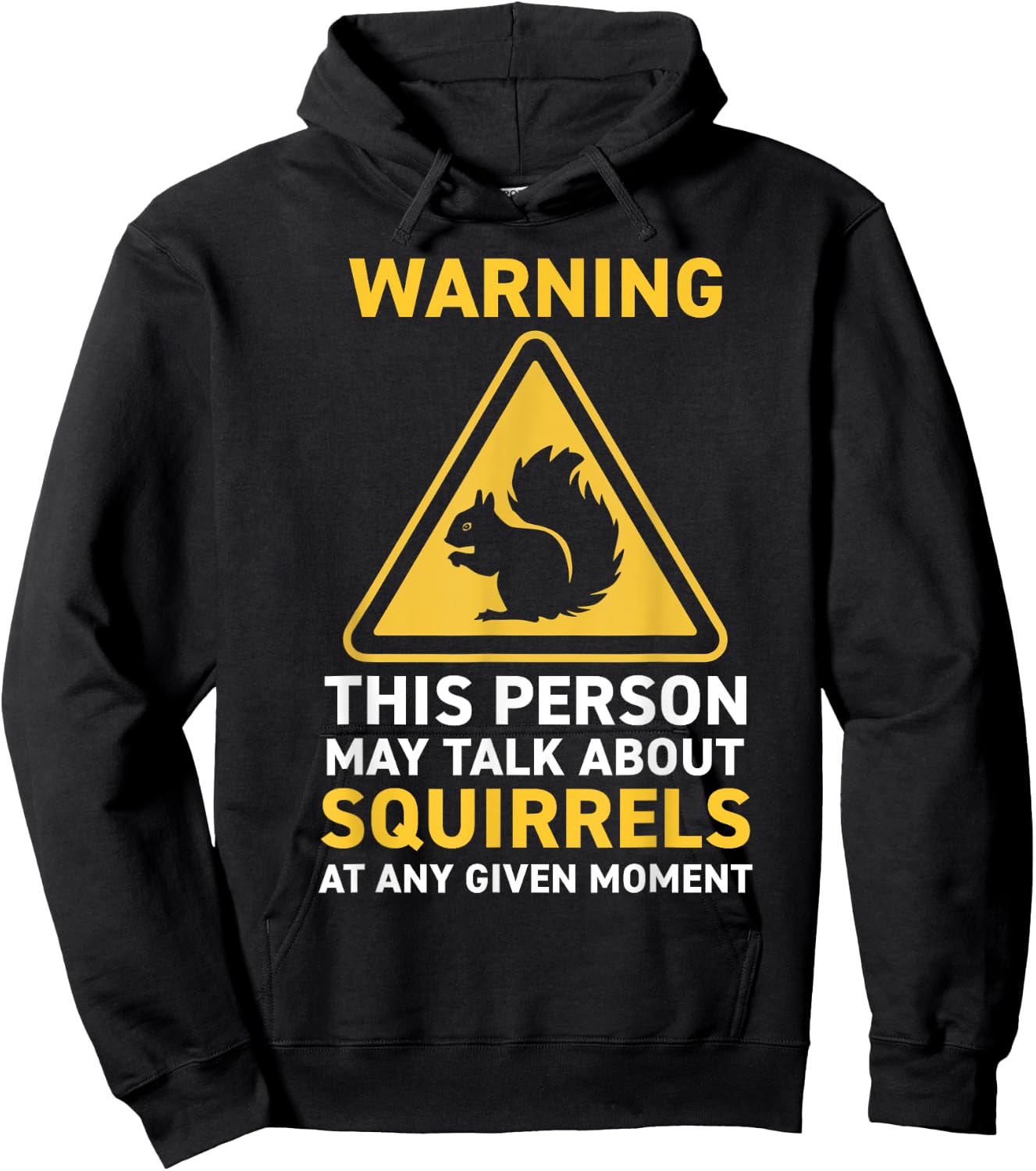Squirrels Lovers Funny Squirrel Wild Animal Humor Nature Hoodie - Hoodie | Black