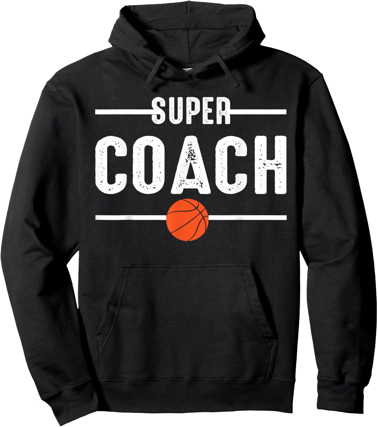 Super Coach Basketball Player Basketball Hoodie - Hoodie | Black