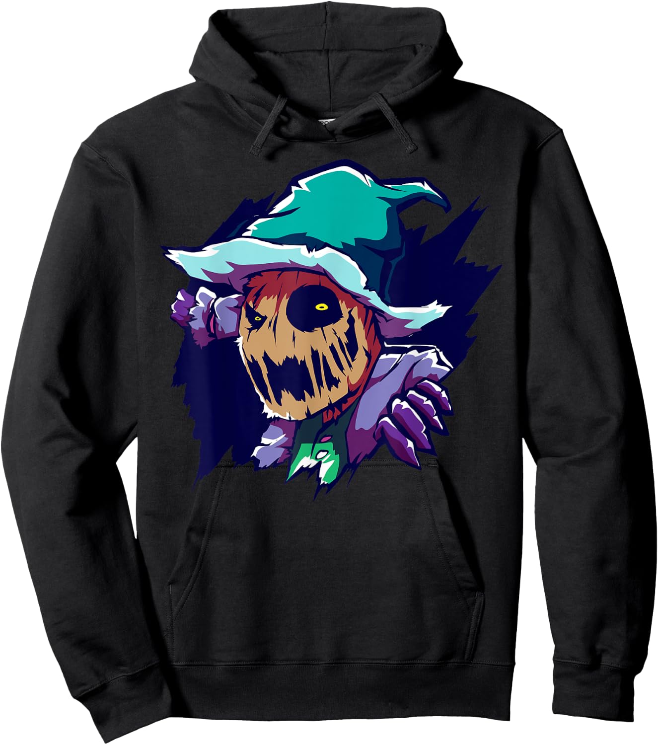 Scarecrow T Shirt Halloween Costume Farmer Farm Ranch Hoodie - Hoodie | Black