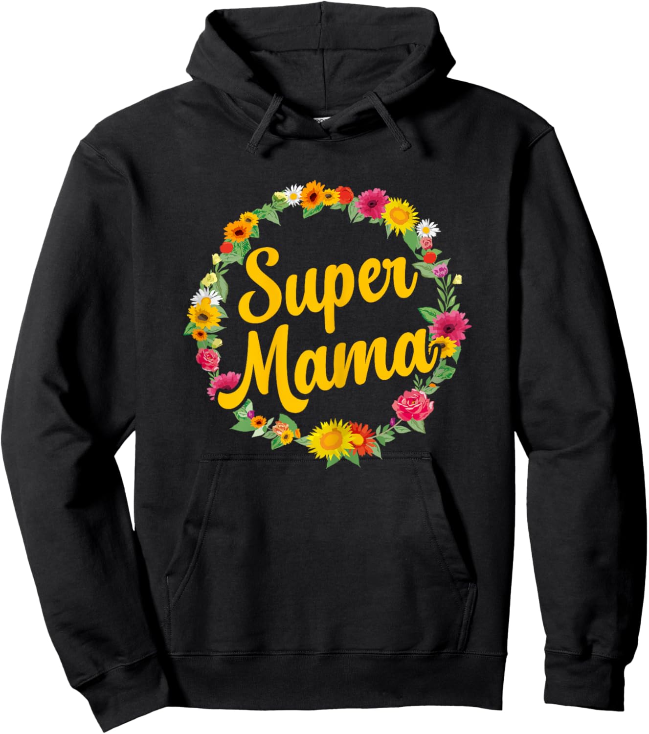 Muttertag Super Mama Hoodie - Hoodie | Black