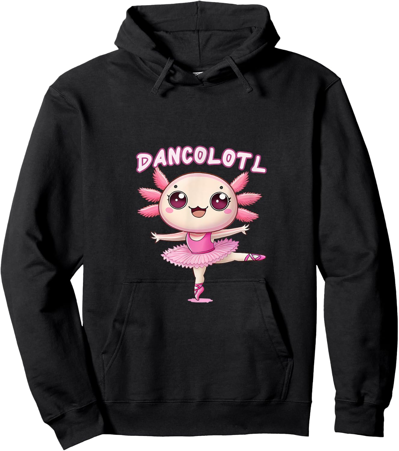Funny Axolotl Dance Mommy For Girls Ballet Dance Hoodie - Hoodie | Black