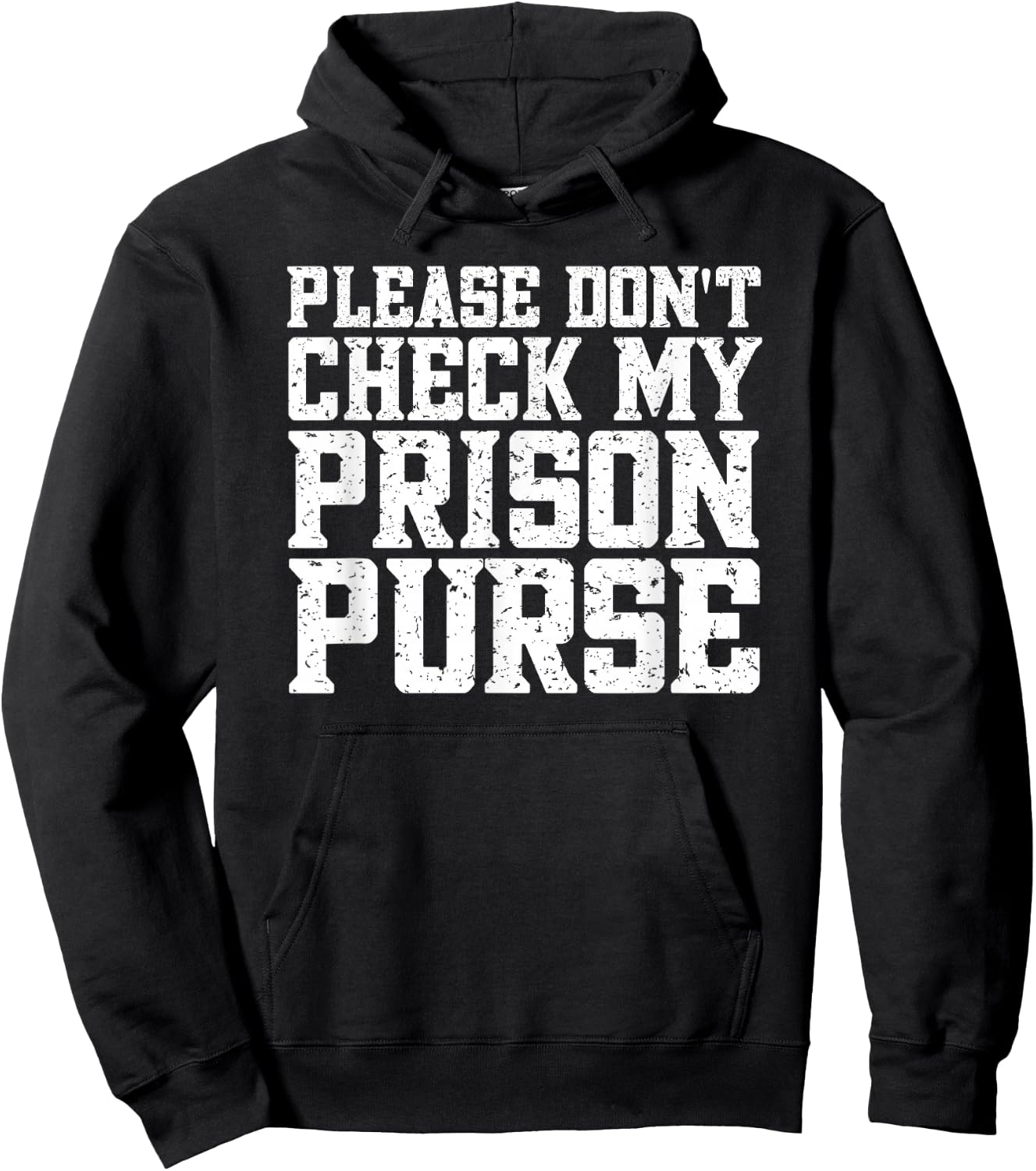 Prison Purse Prison Wallet Funny Airport Swap Hoodie - Hoodie | Black