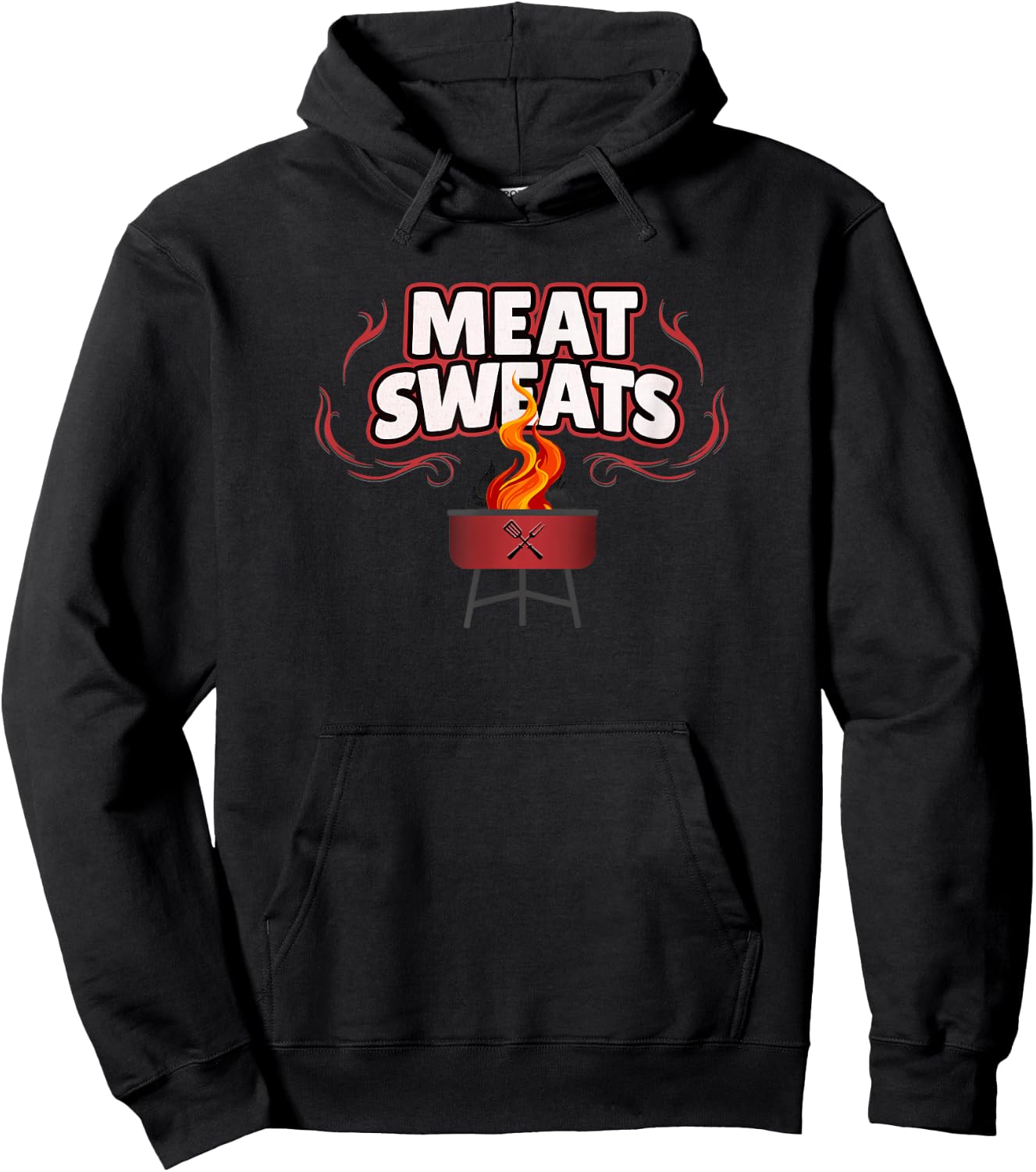 Meat Sweats Hoodie - Hoodie | Black