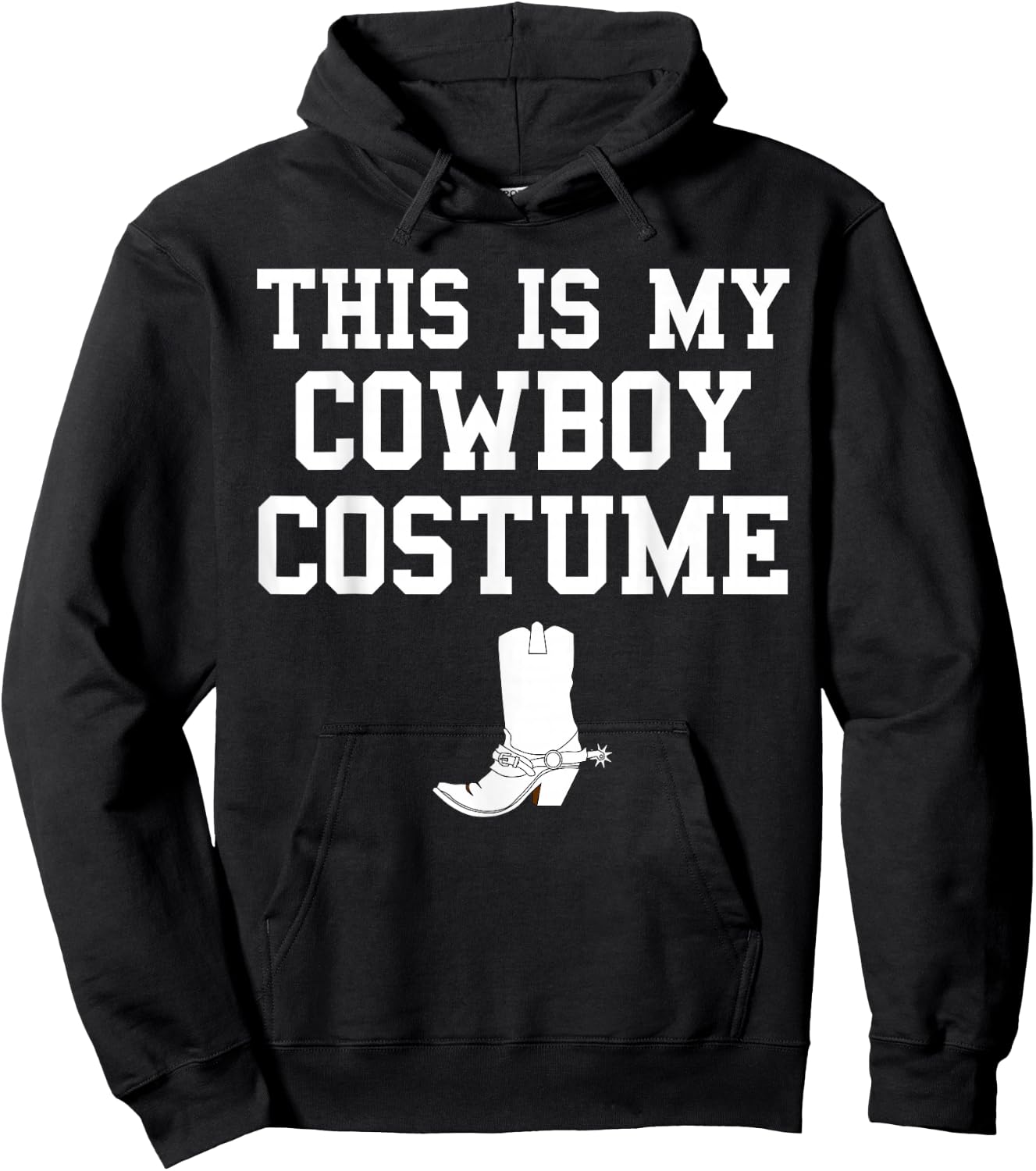 This is My Cowboy Costume Funny Lazy Country Western Hoodie - Hoodie | Black