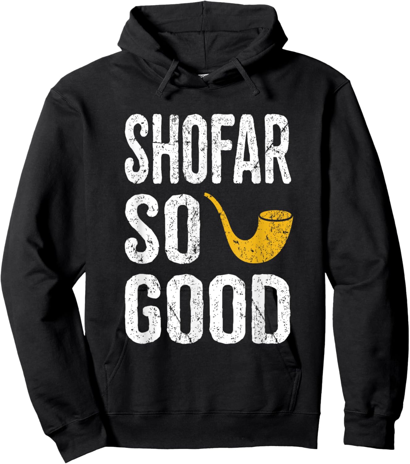 Rosh Hashanah T Shirt Shofar So Good Funny Jewish Hoodie - Hoodie | Black