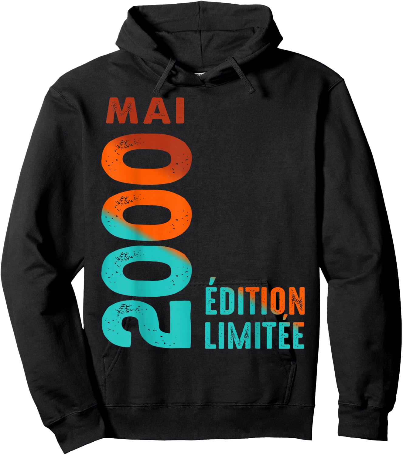 Édition Limitée Mai 2000 Birthday 2000 Hoodie - Hoodie | Black