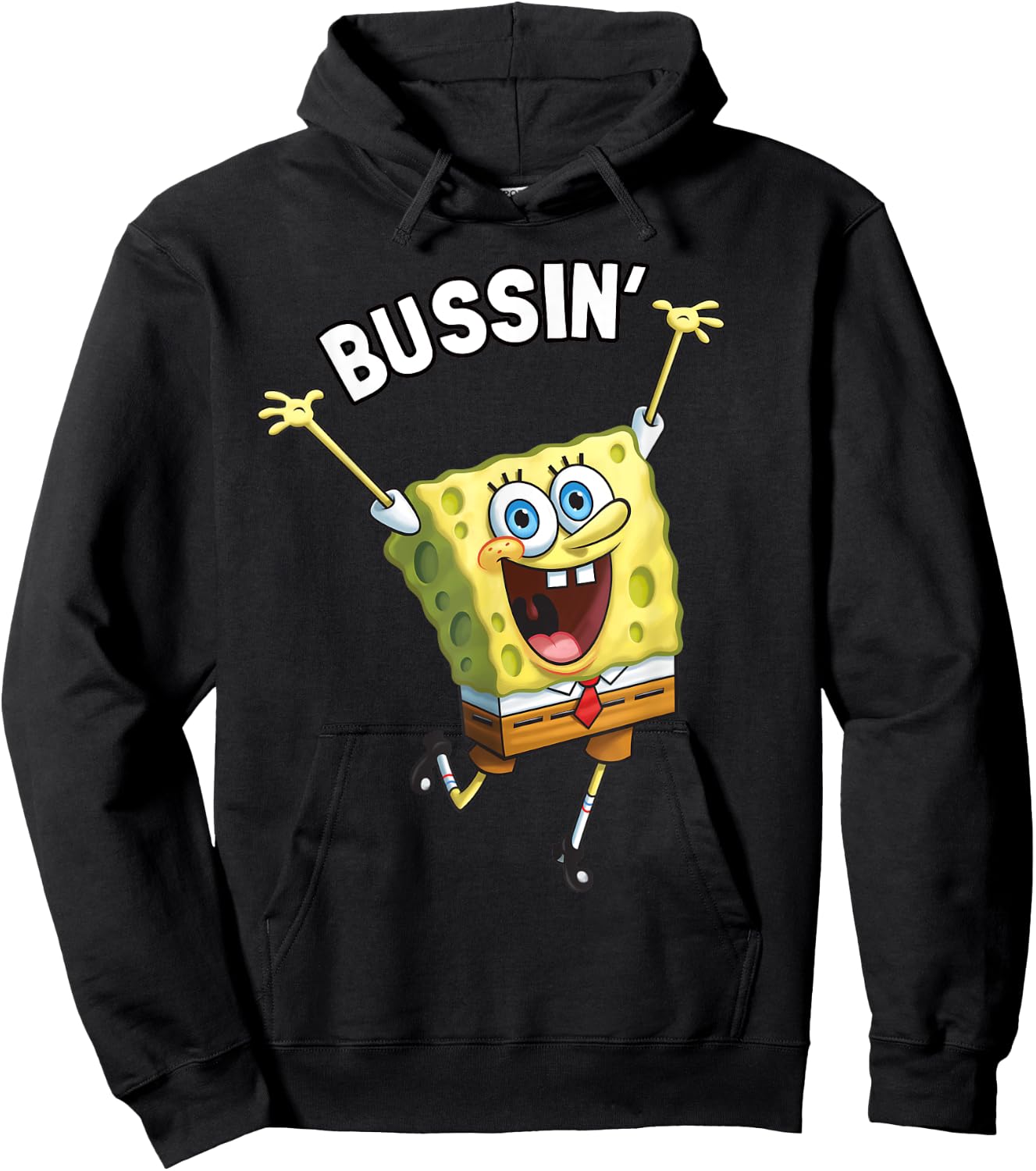 Mademark x SpongeBob SquarePants - SpongeBob SquarePants Bussin' Hoodie - Hoodie | Black