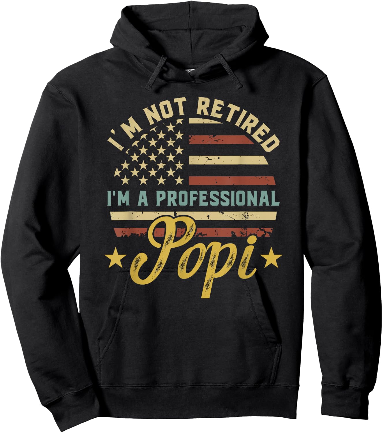 I'm A Professional POPI Grandpa POPI Grandfather Hoodie - Hoodie | Black