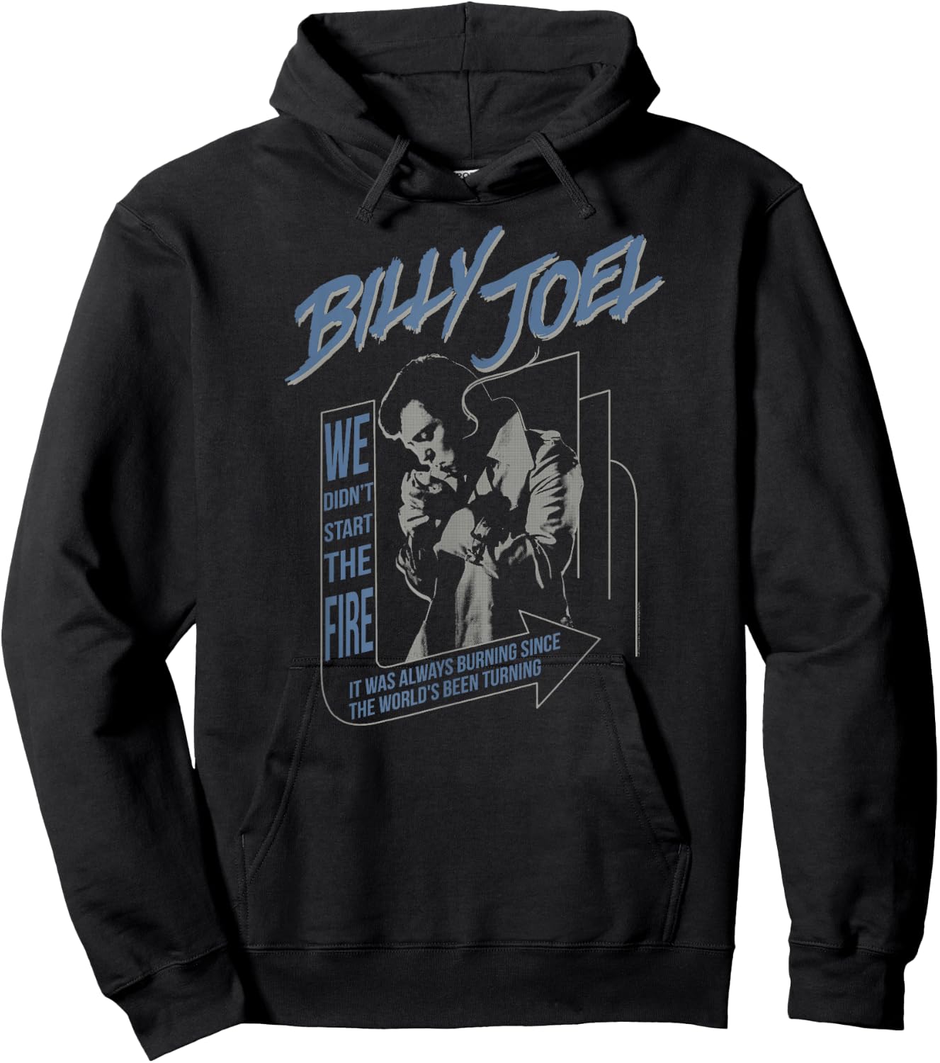 Billy Joel - Always Burning Small Hoodie - Hoodie | Black