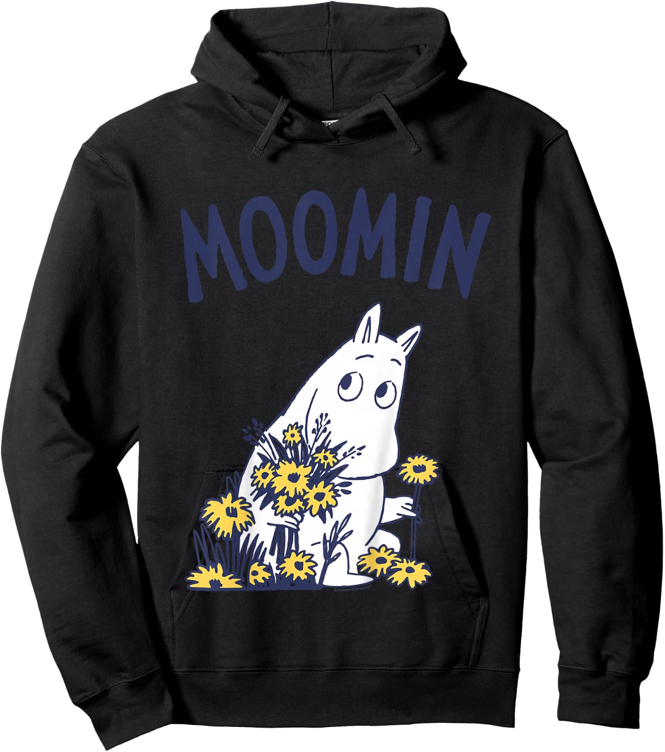 Kids MOOMIN Moomintroll Flowers Kids , white, 2 Hoodie - Hoodie | Black