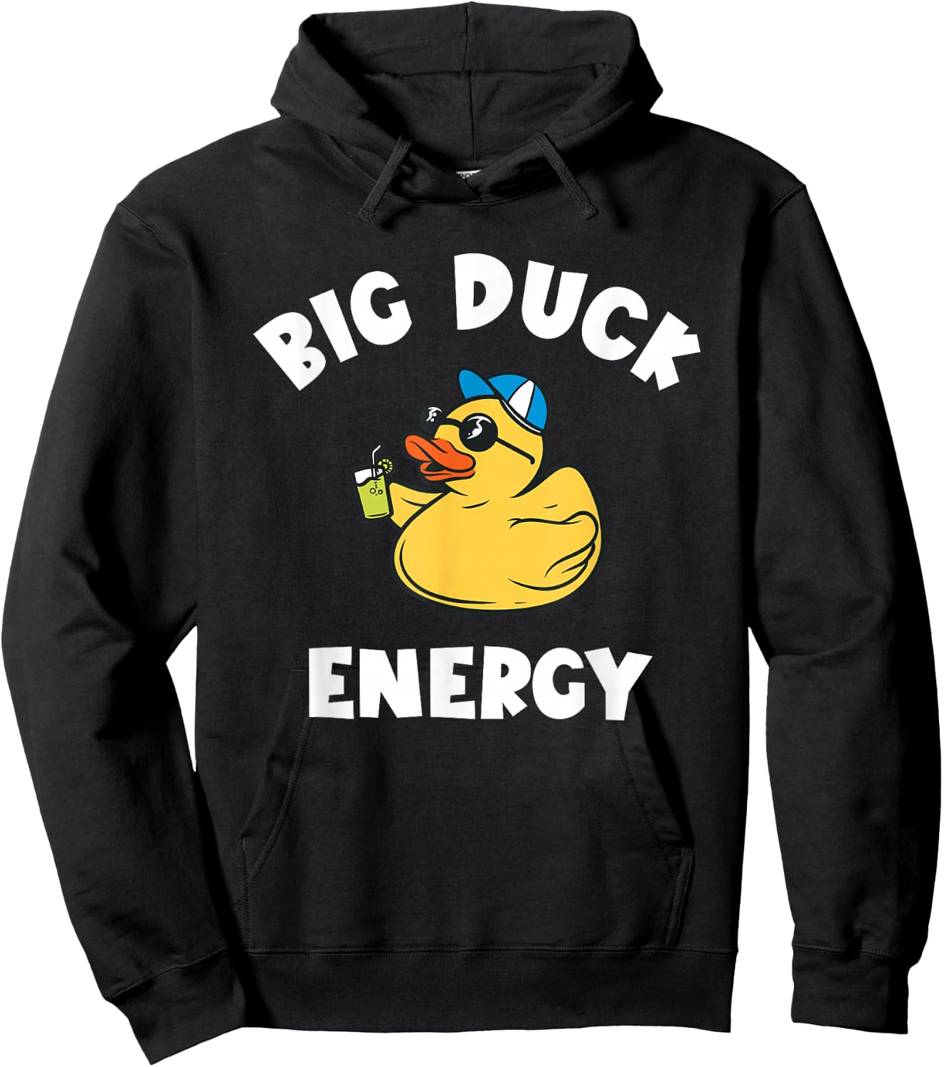 Rubber Duckie Big Duck Energy Rubber Ducky Rubber Duck Hoodie - Hoodie | Black