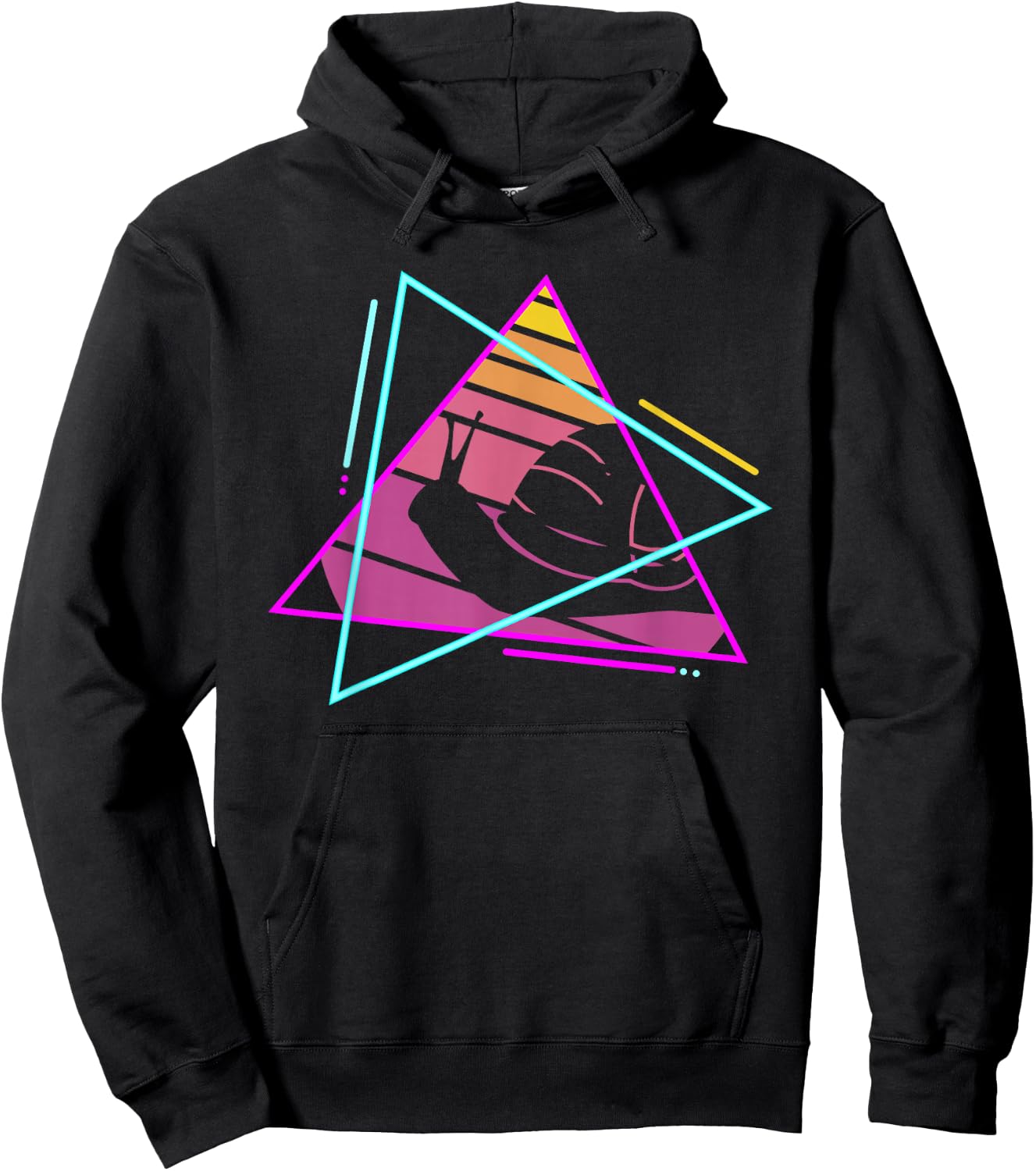 Retro Snail Snails Lover Hoodie - Hoodie | Black