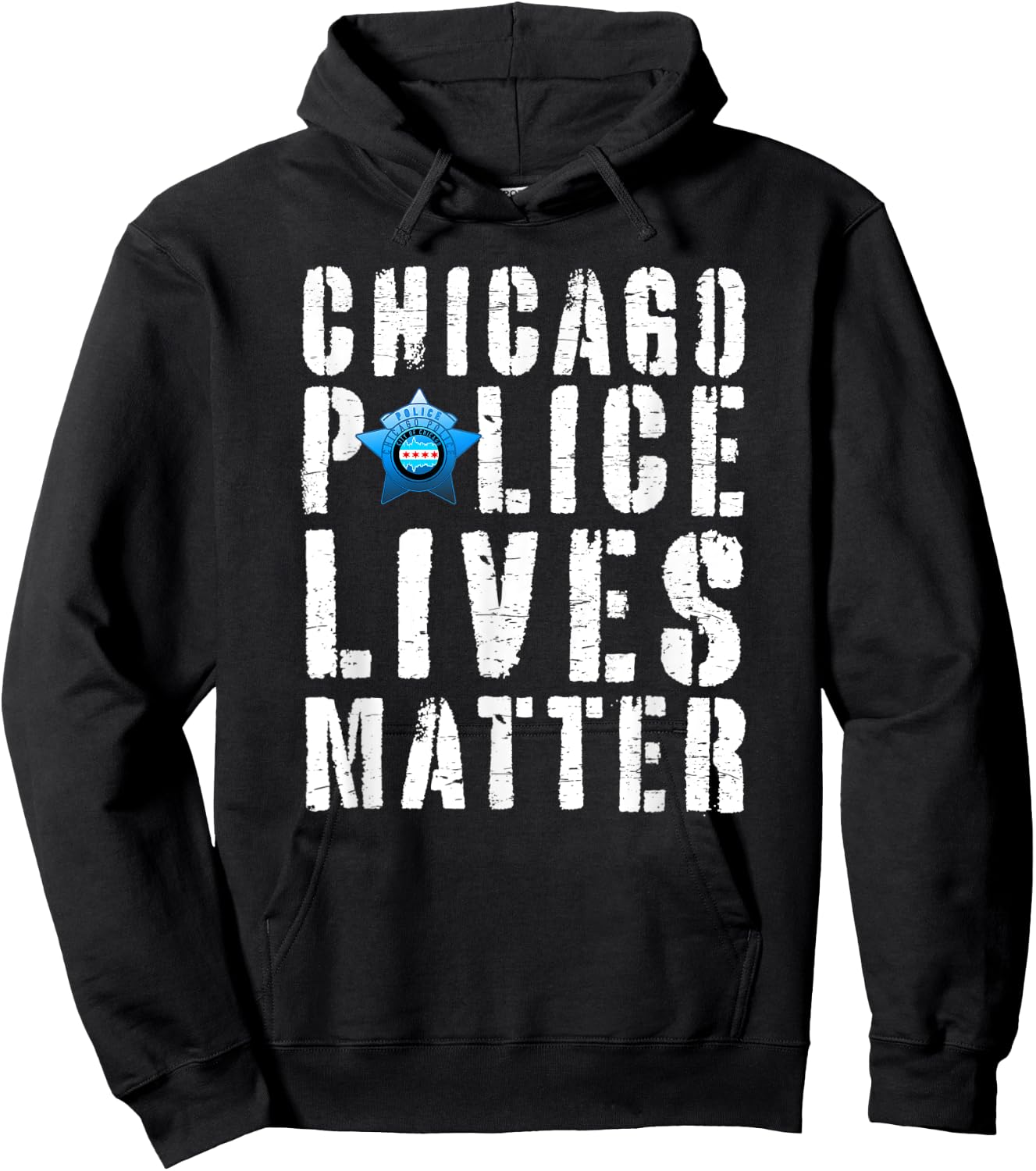 Chicago Police Lives Matter Protect Chicago Cops Hoodie - Hoodie | Black