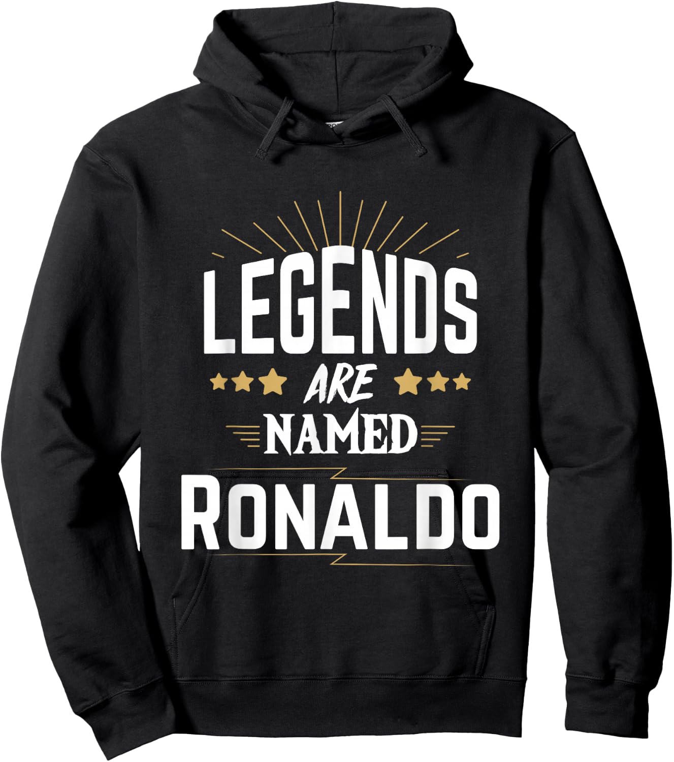 Legends are Named Ronaldo Hoodie - Hoodie | Black