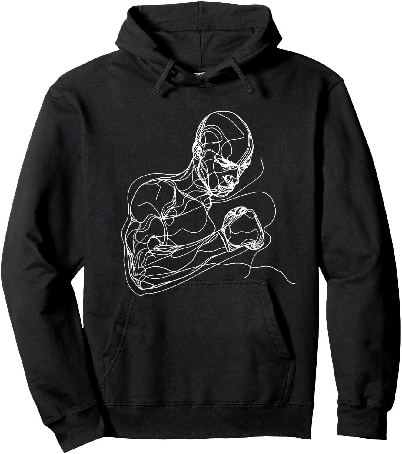 Boxeur Enthousiaste de l'esquisse de boxe Hoodie - Hoodie | Black