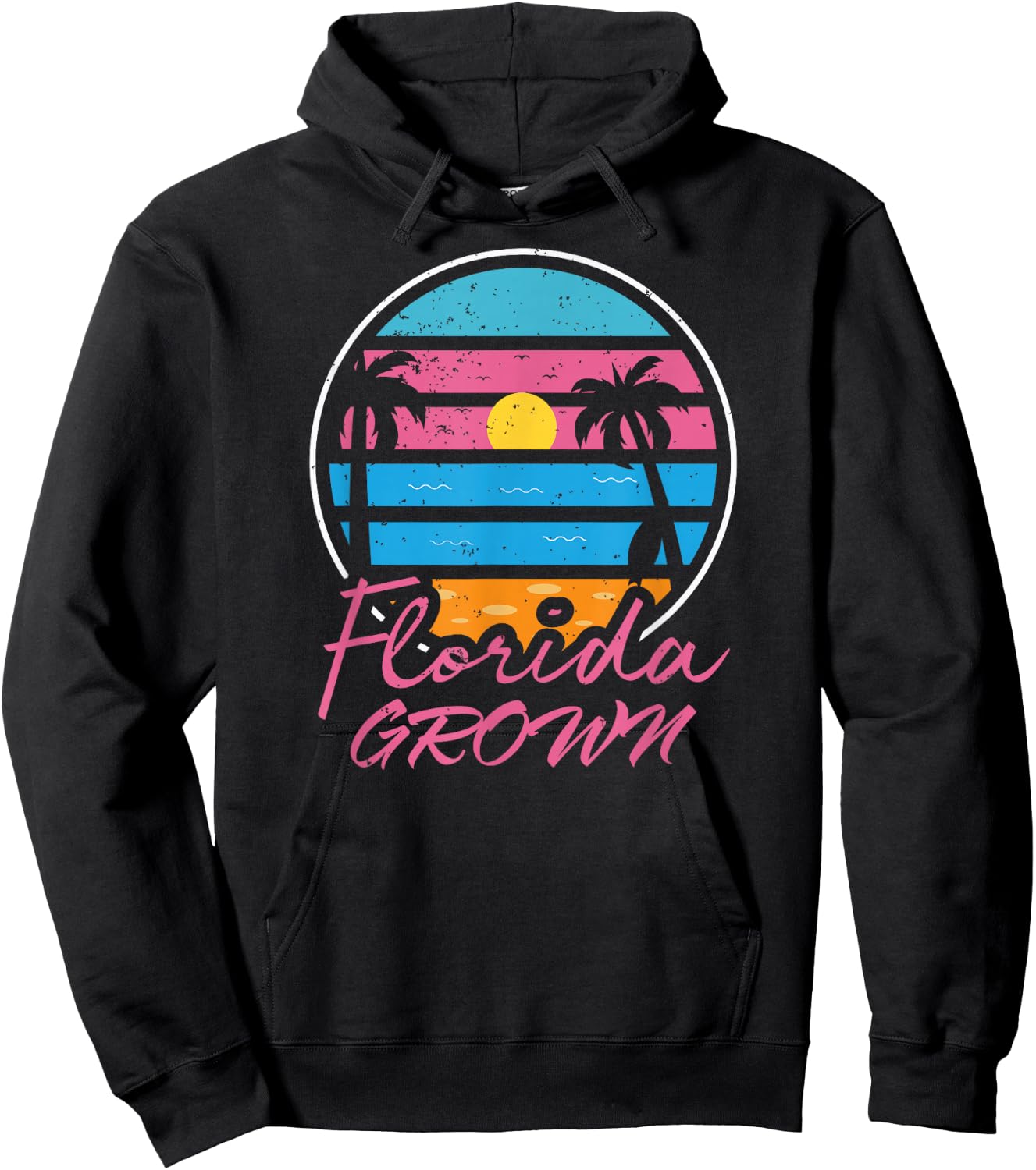 Florida Flo Grown Shirt Miami Orlando Tampa Destin Flag Hoodie - Hoodie | Black