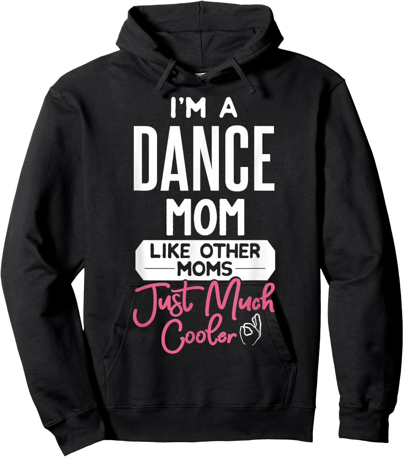 Cooles Muttertags- "Dance Mom" Hoodie - Hoodie | Black