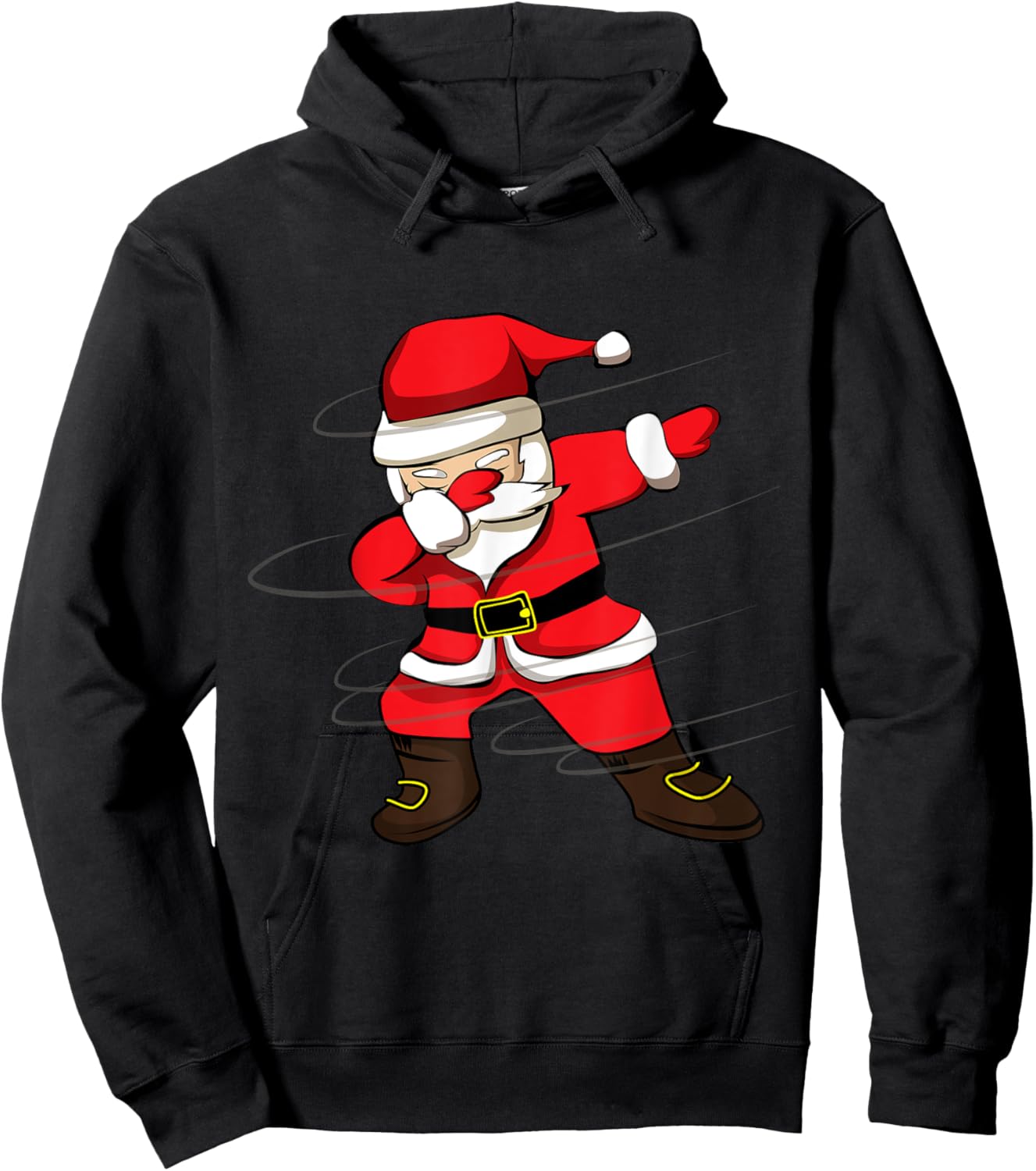 Dabbing Santa For Boys Christmas Dabbing Santa Claus Hoodie - Hoodie | Black