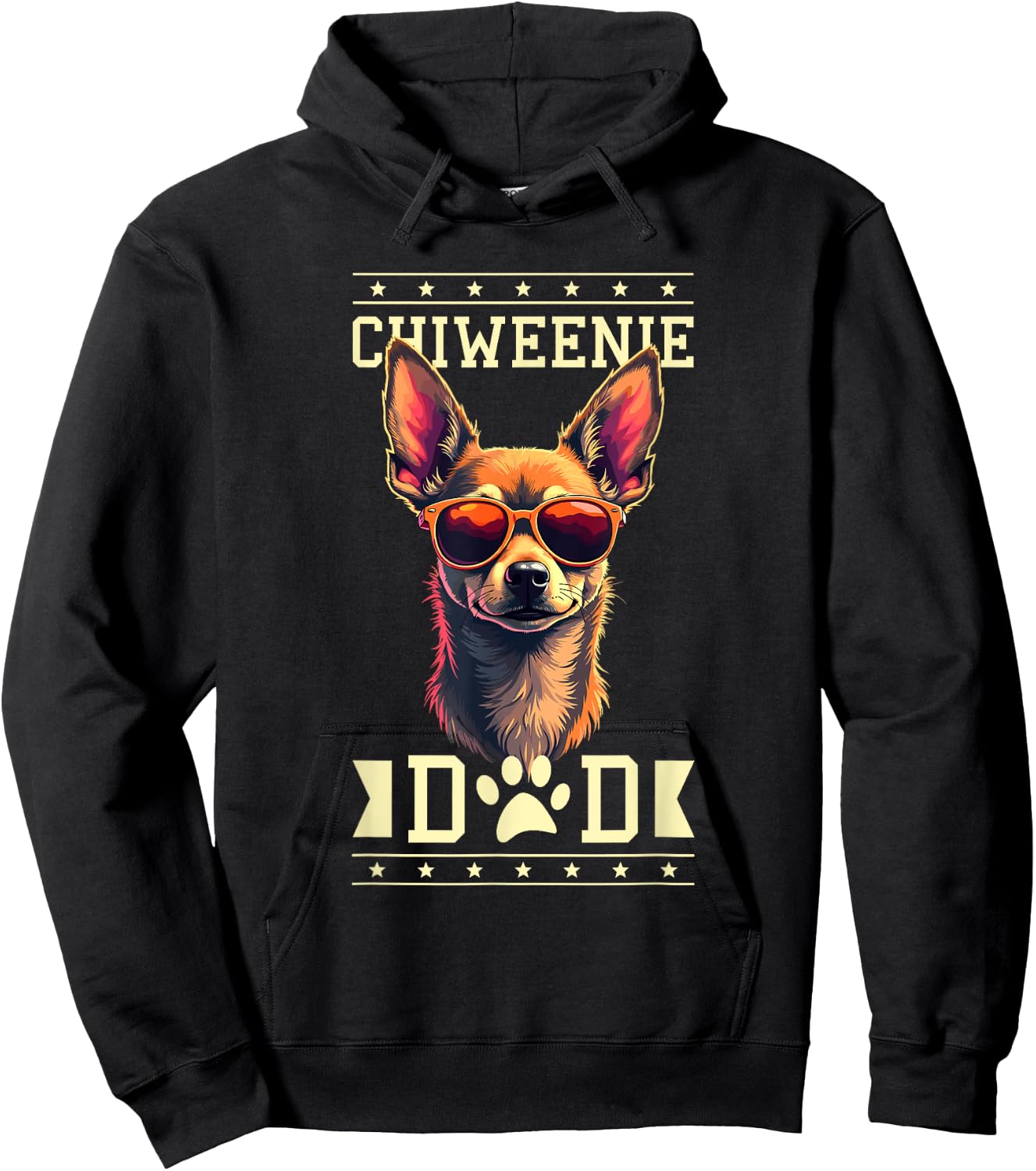 Chiweenie Dad Chiweenies Hoodie - Hoodie | Black