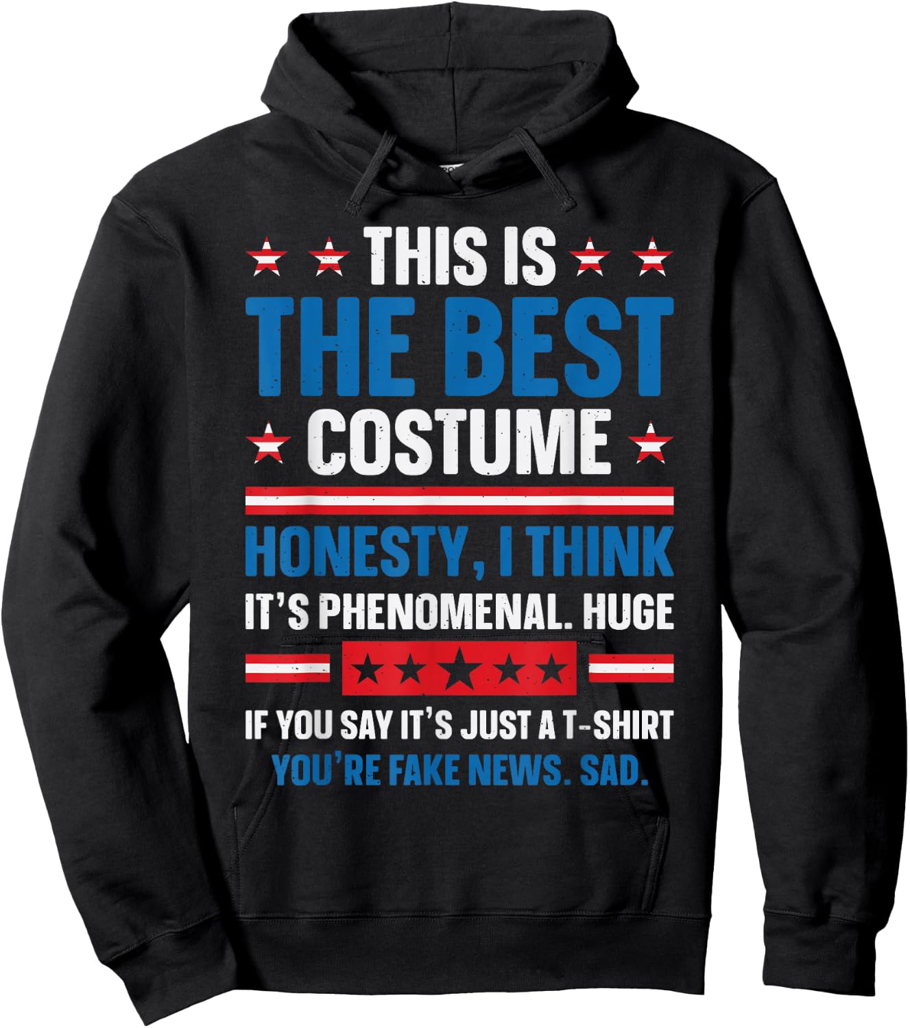 Best Donald Trump Best Trump Halloween Costume , black Hoodie - Hoodie | Black