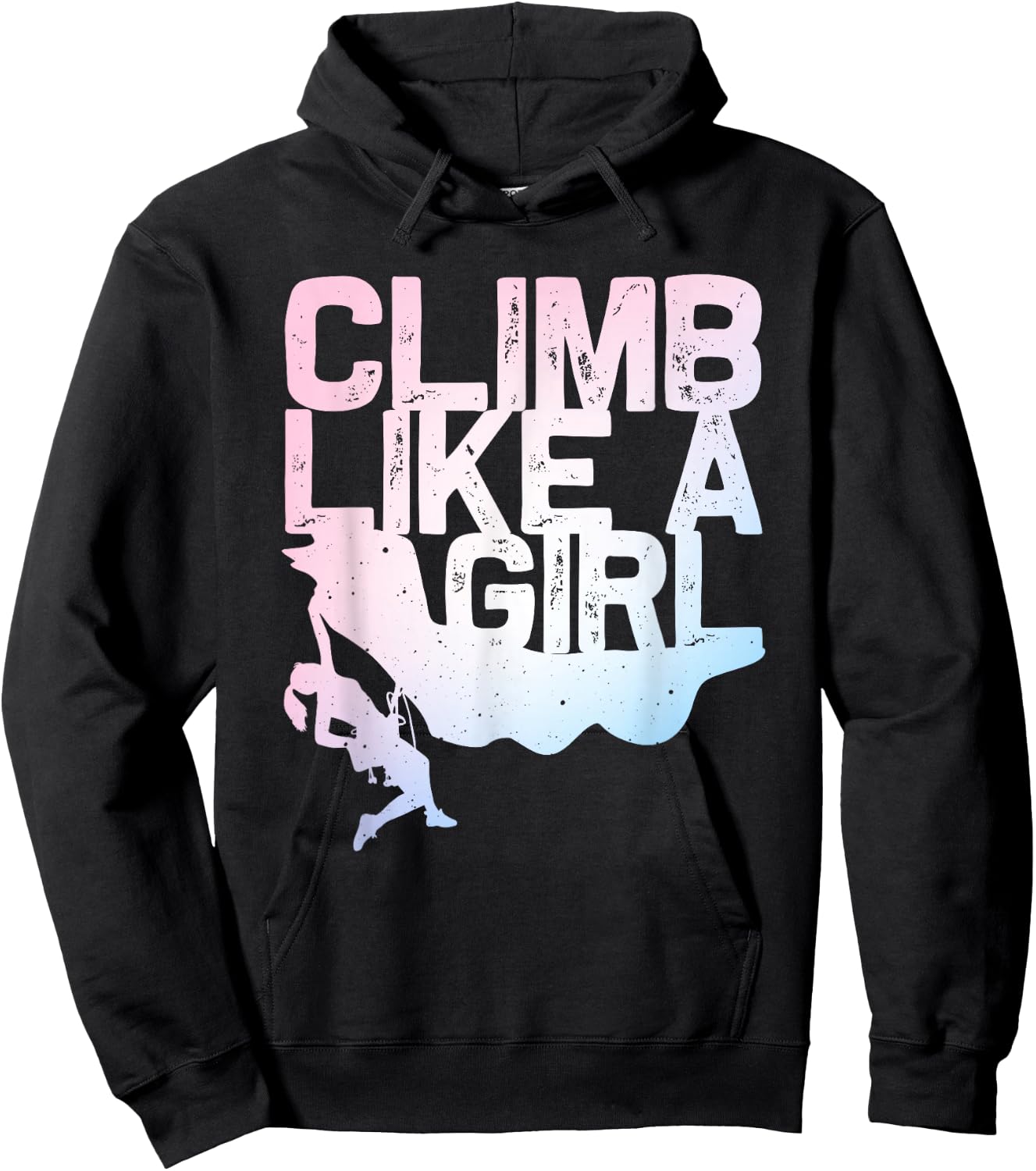 Funny Rock Climbing Design For Girls Women Kids Rock Climber Hoodie - Hoodie | Black