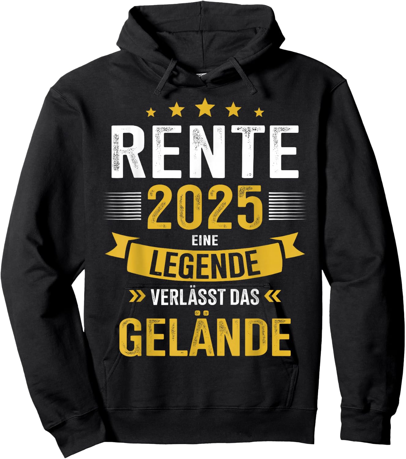 Legend Leaves Terrain for Retired Pensioners - Men & Women - Adult - Black - S Hoodie - Hoodie | Black