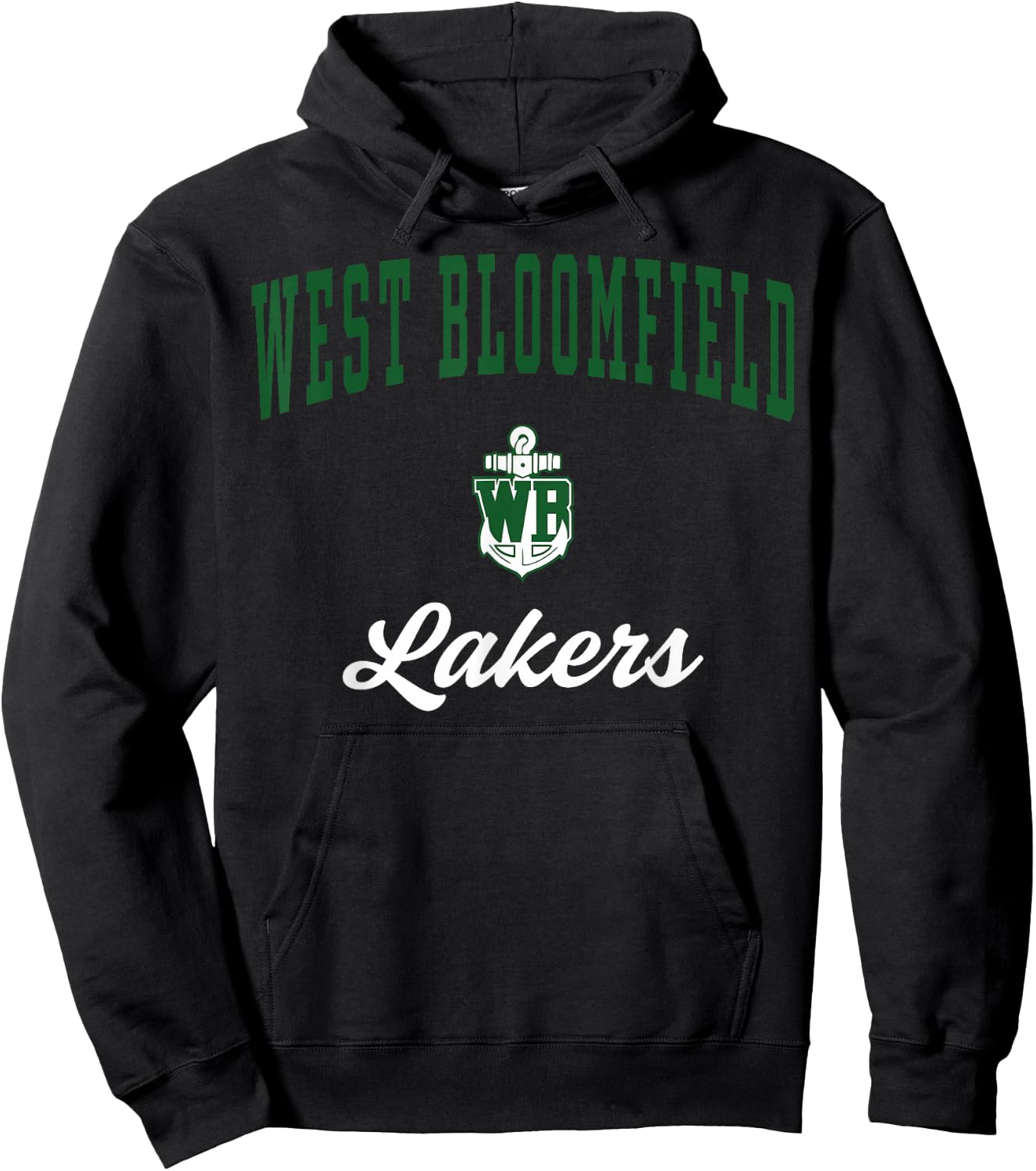 West Bloomfield High School Lakers Hoodie - Hoodie | Black