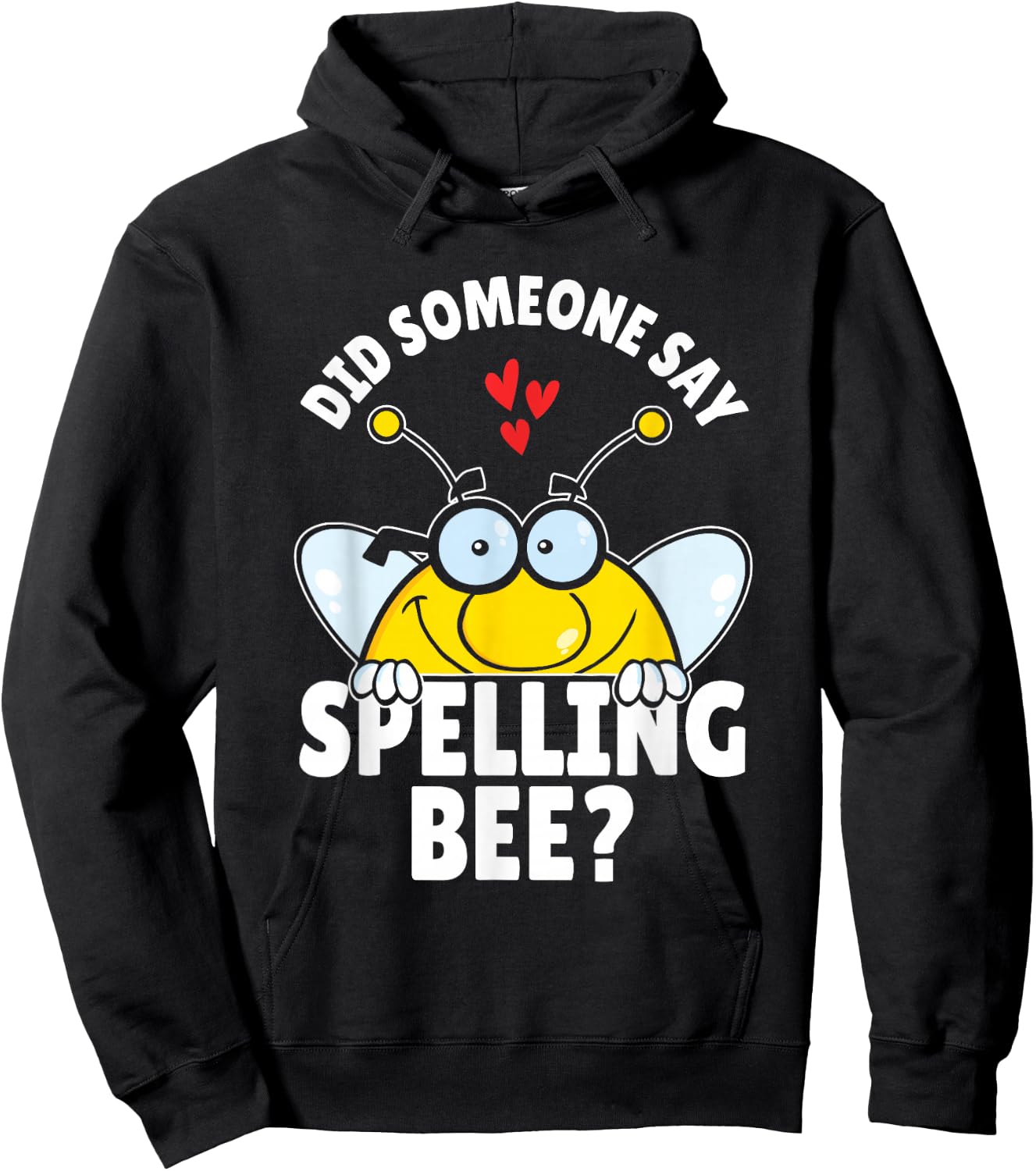 Spelling Bee Competition Word Speller School Spelling Bee Hoodie - Hoodie | Black