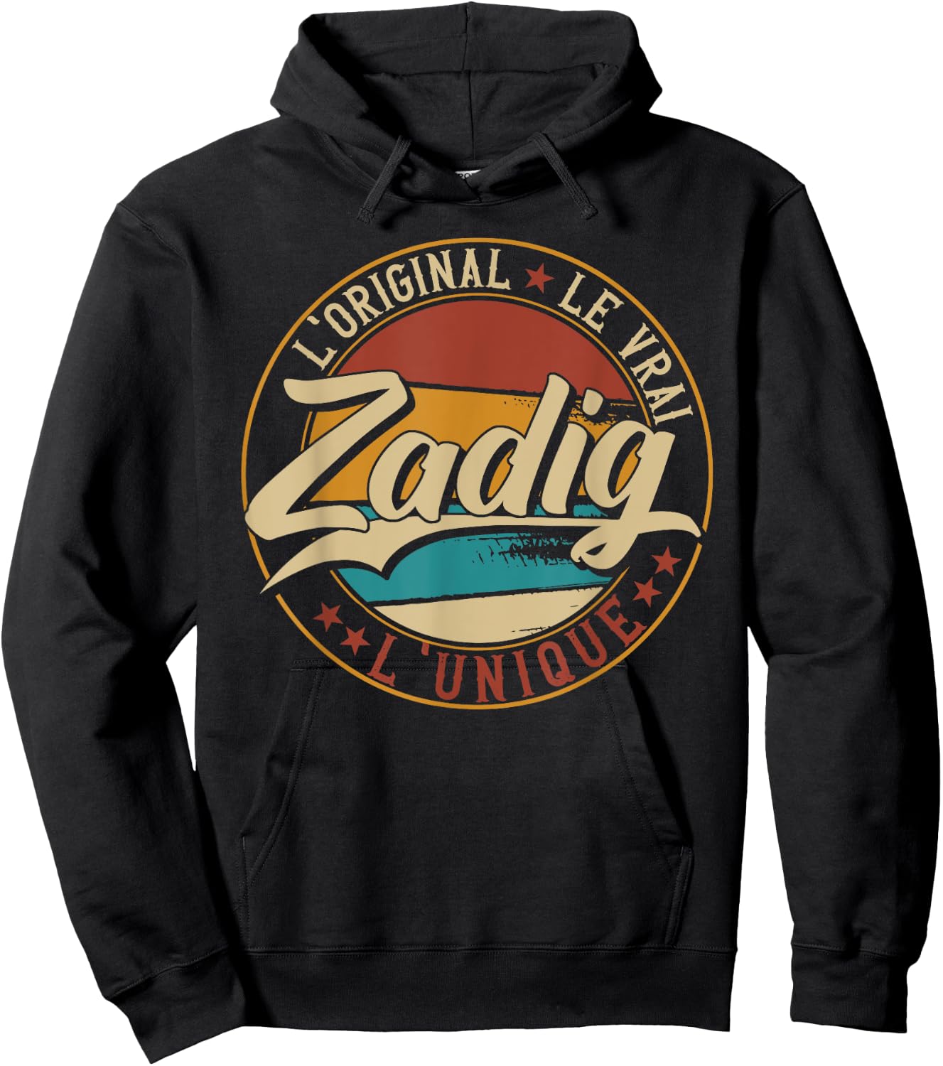 Zadig The Original The True The Unique Men & Boys , Black, S Hoodie - Hoodie | Black