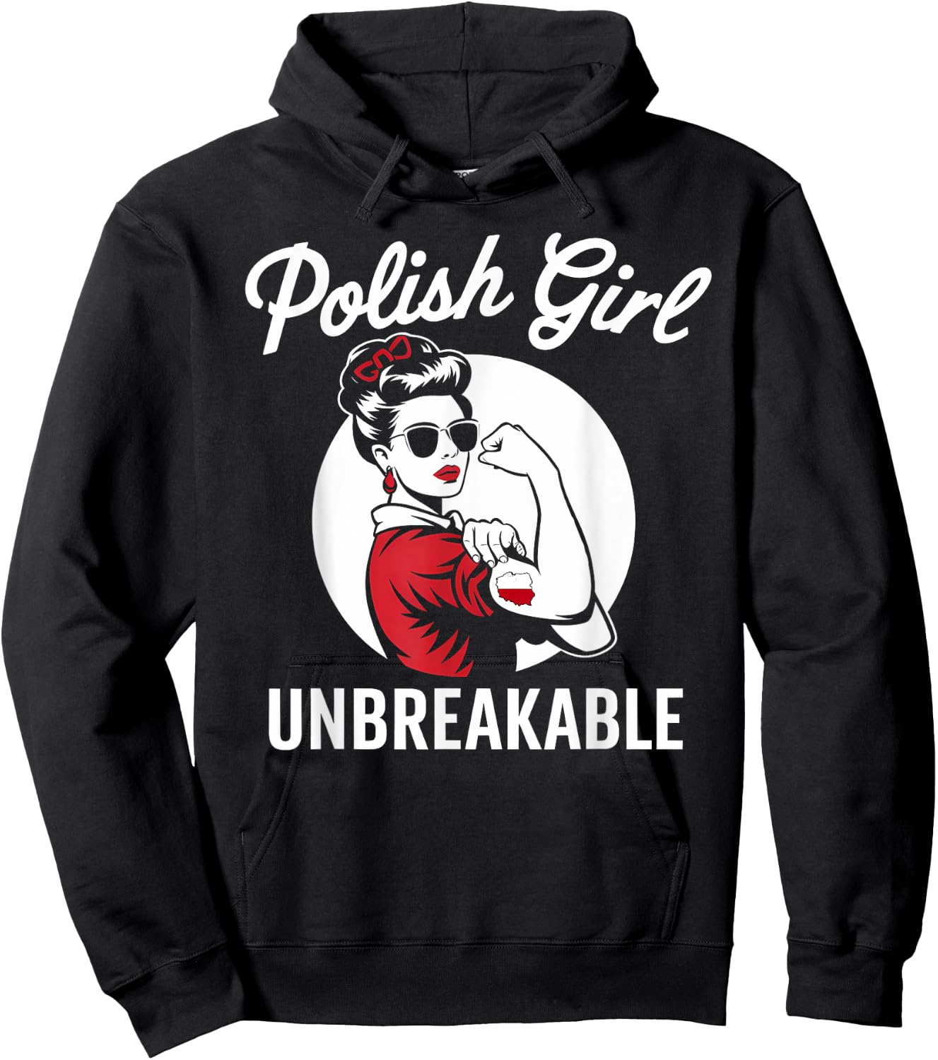 Poland Gift Poland Polska Polish Polish , Black, S Hoodie - Hoodie | Black