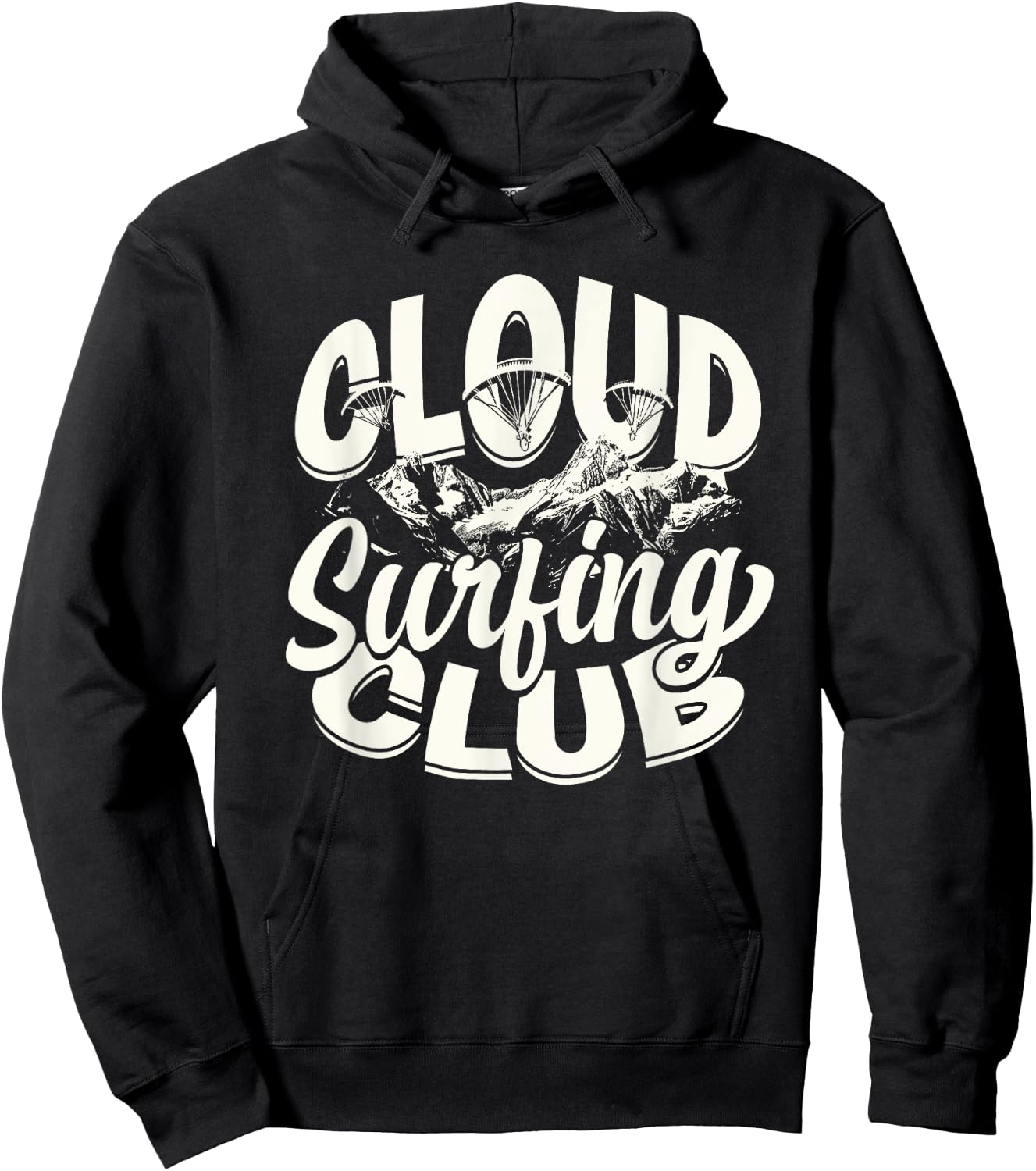 Paramotor Cloud Surfing Club Hoodie - Hoodie | Black