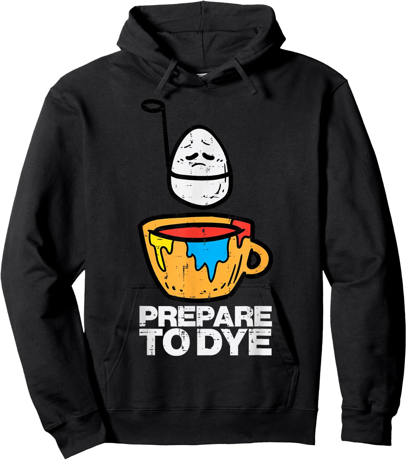 Prepare to Dye" Easter Egg Hunt , Women & Kids - Classic Fit, Black Hoodie - Hoodie | Black