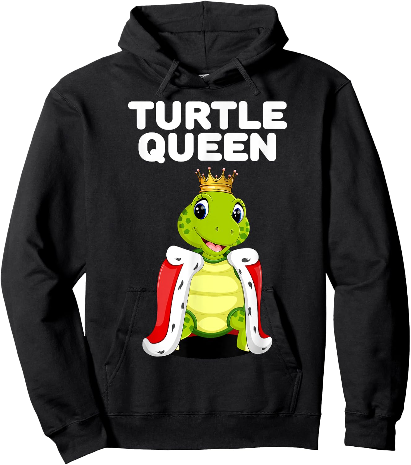 Turtle Queen | Turtle Lover Shirt Tortoise Pet Turtle Hoodie - Hoodie | Black