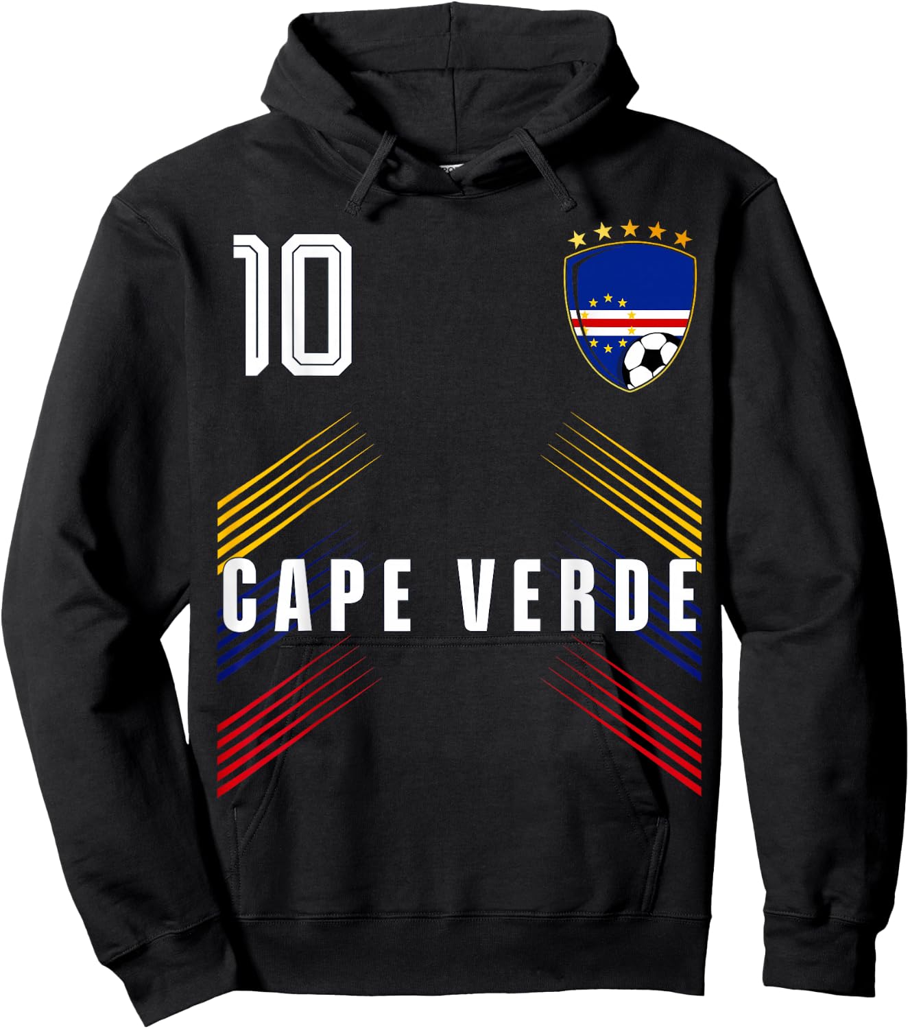 Cape Verde Flag Cape Verdean Pride Lovers Hoodie - Hoodie | Black