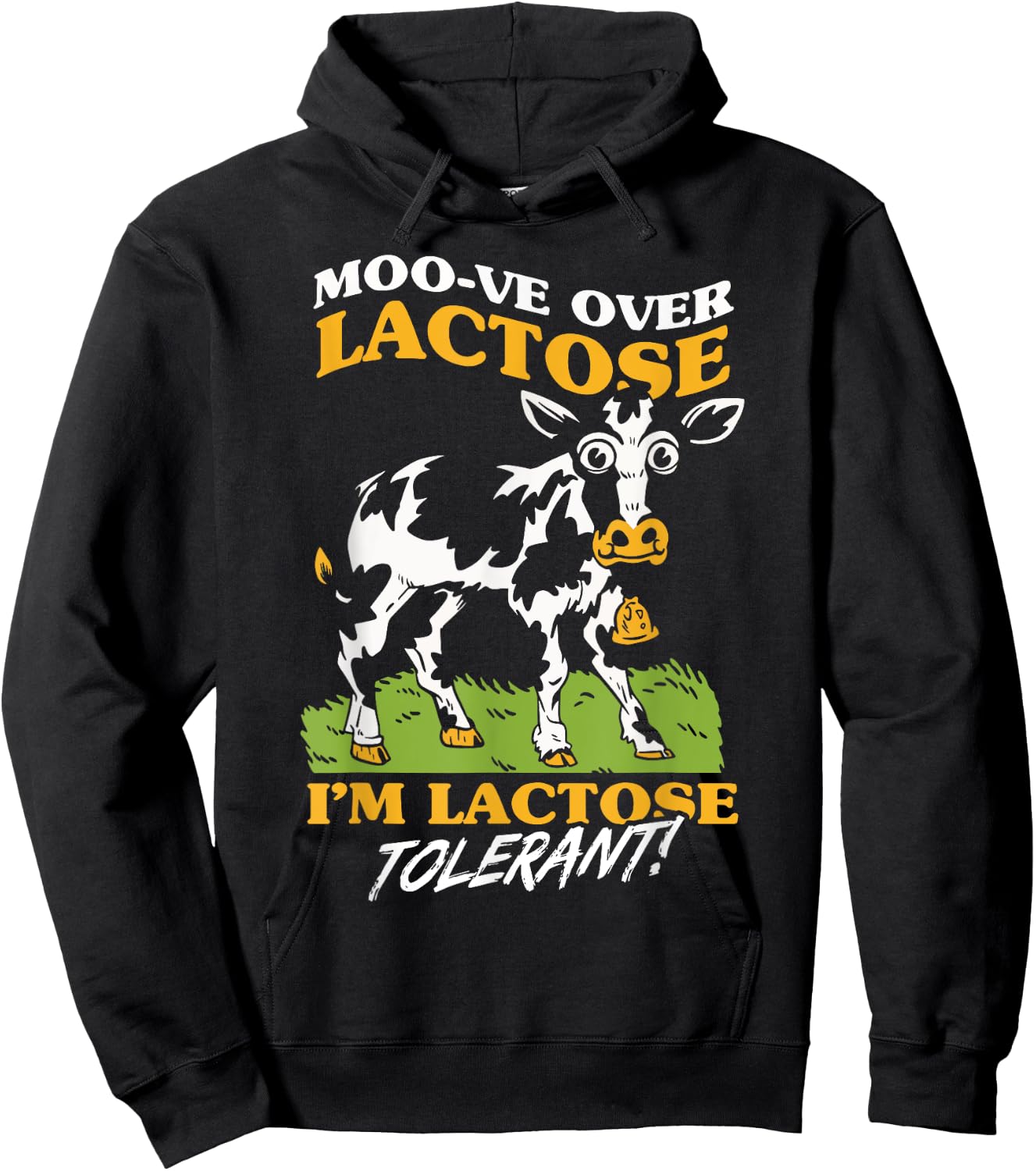Im Lactose Tolerant Cow Hoodie - Hoodie | Black