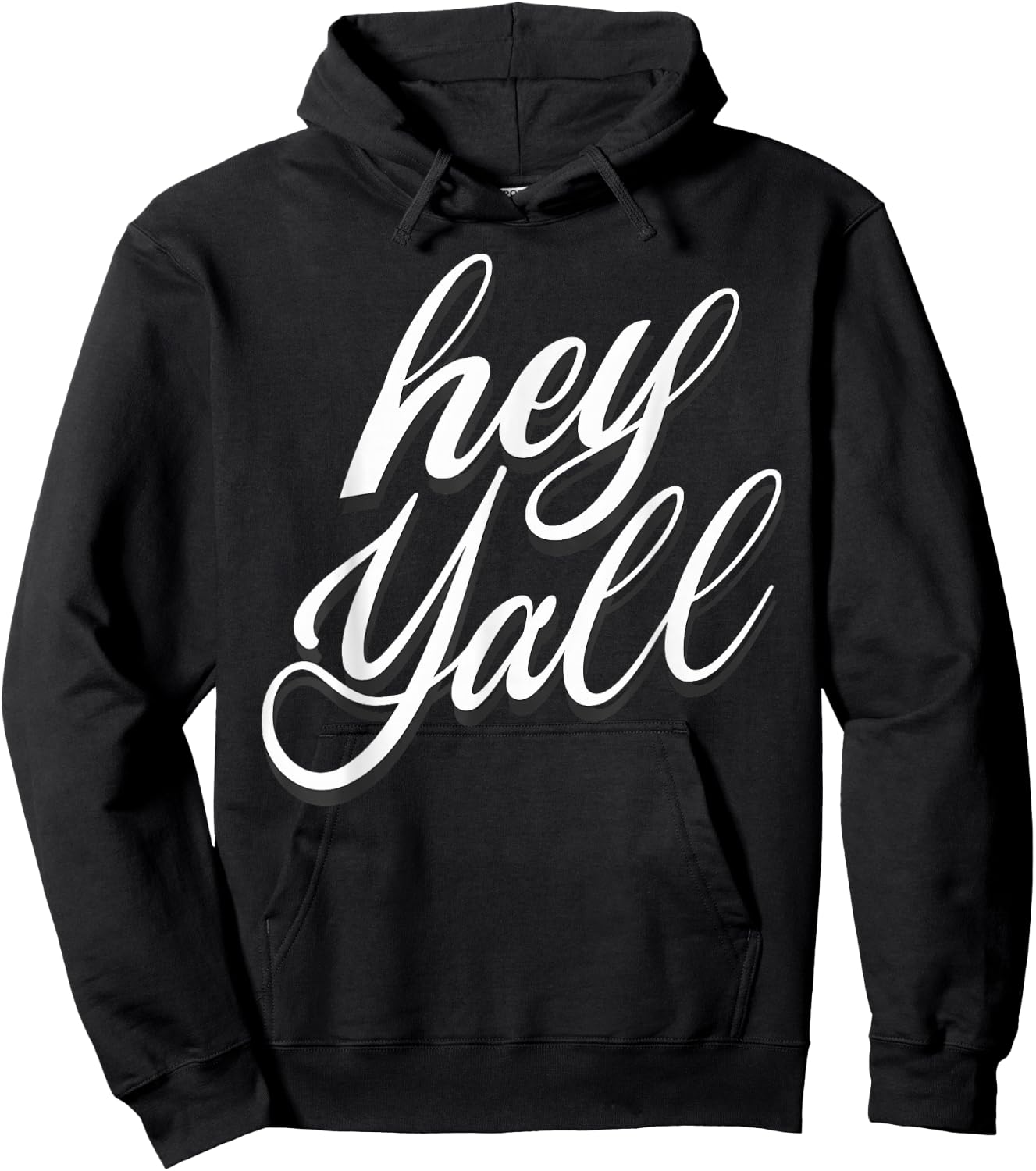 Hey Yall Hoodie - Hoodie | Black