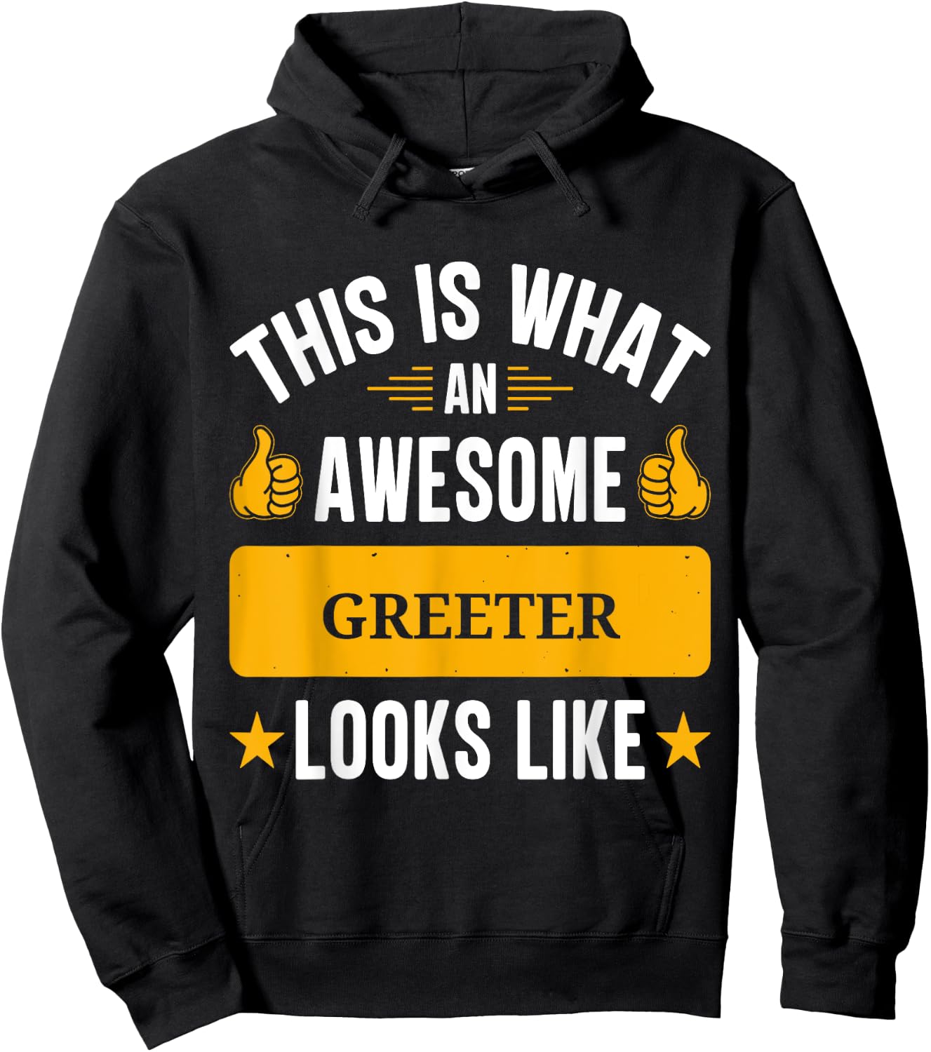Greeter gifts funny quote Greeter Hoodie - Hoodie | Black