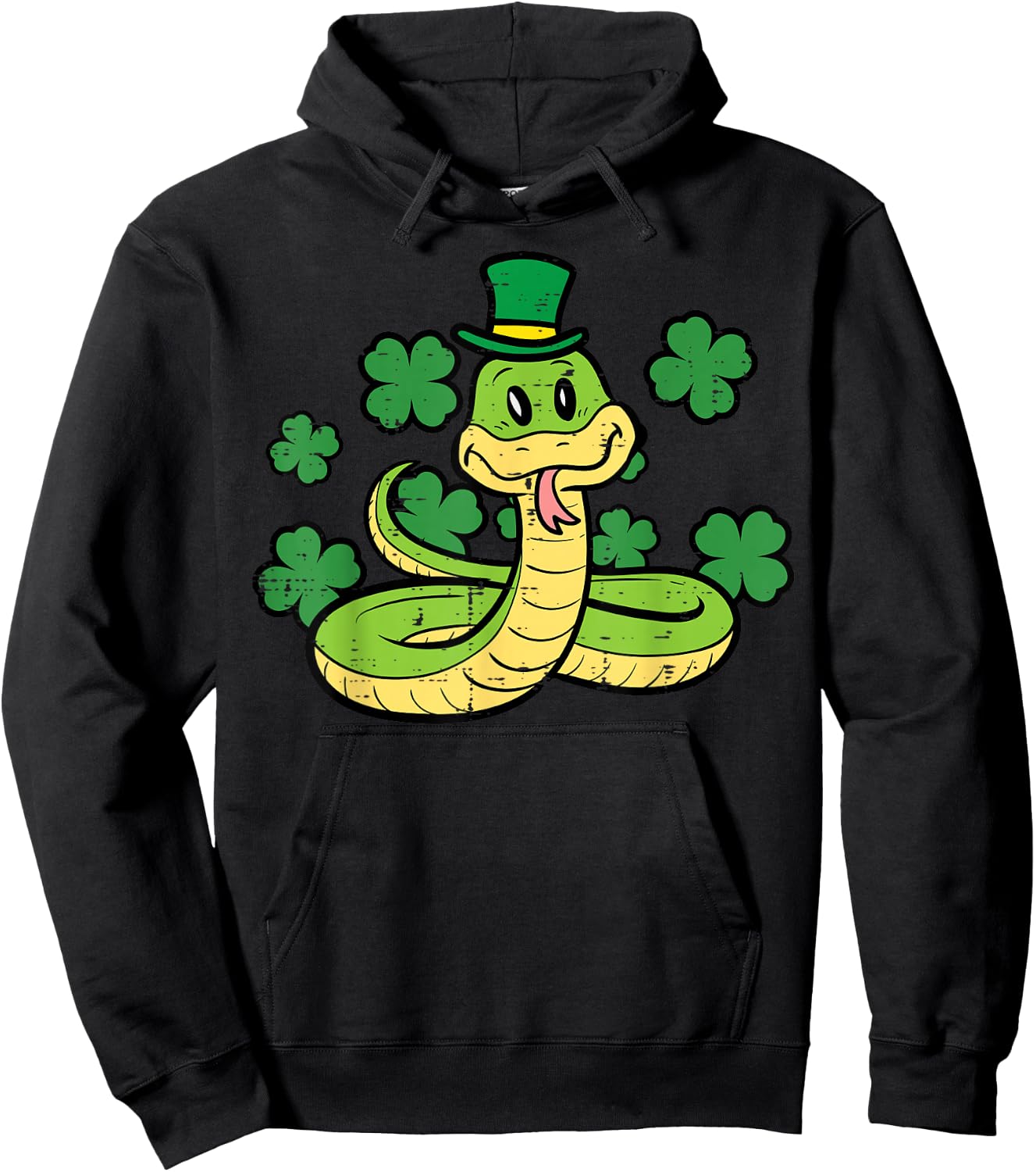 St Patricks Day Snake Saint Pattys Paddys Men Women Kids Hoodie - Hoodie | Black