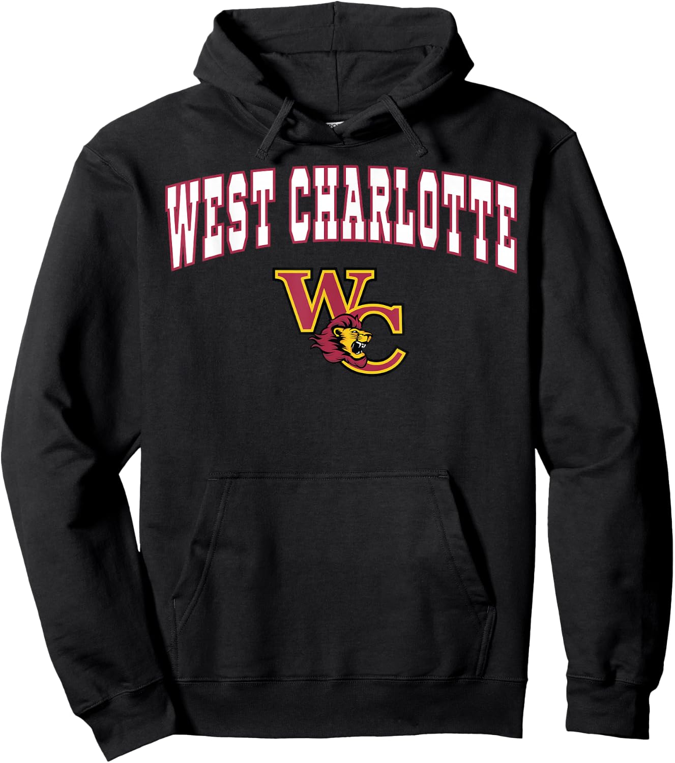 West Charlotte High School Lions Hoodie - Hoodie | Black