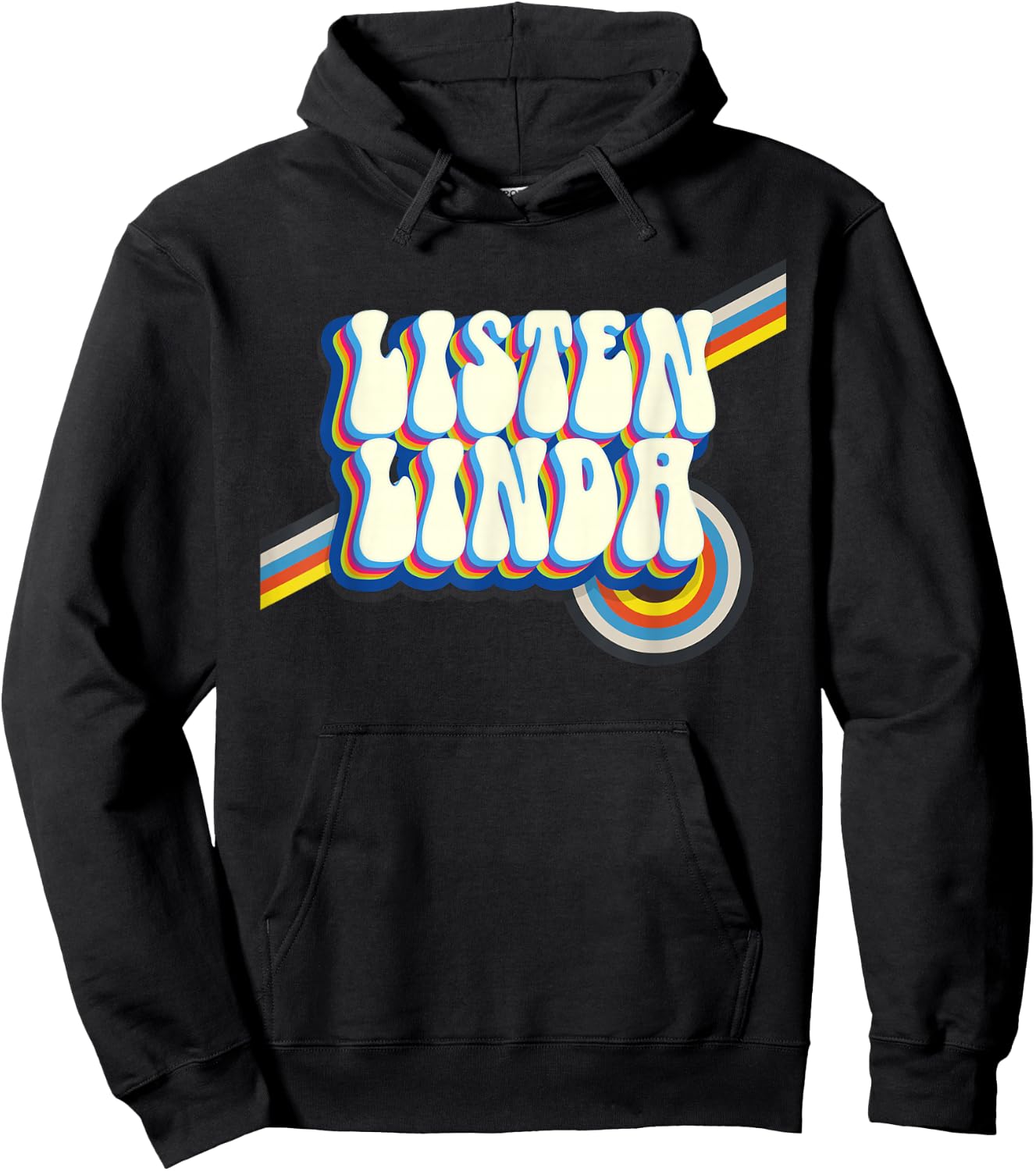 Listen Linda Viral Video Gift Hoodie - Hoodie | Black