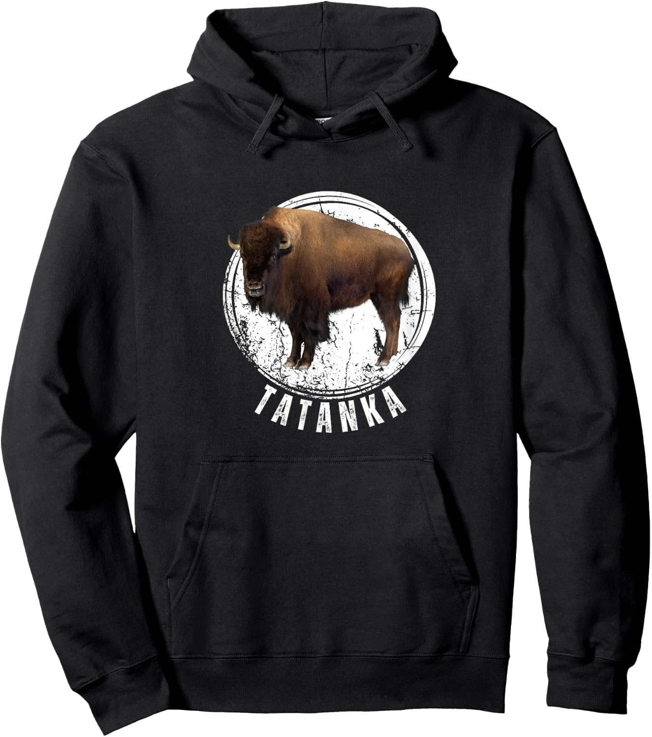Tatanka Shirt Buffalo Bison Tatanka Animal Hoodie - Hoodie | Black