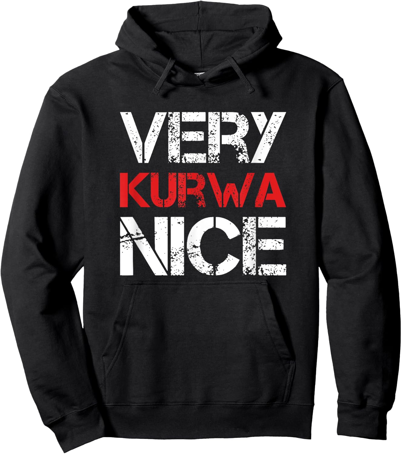 Very Kurwa Nice Hoodie - Hoodie | Black