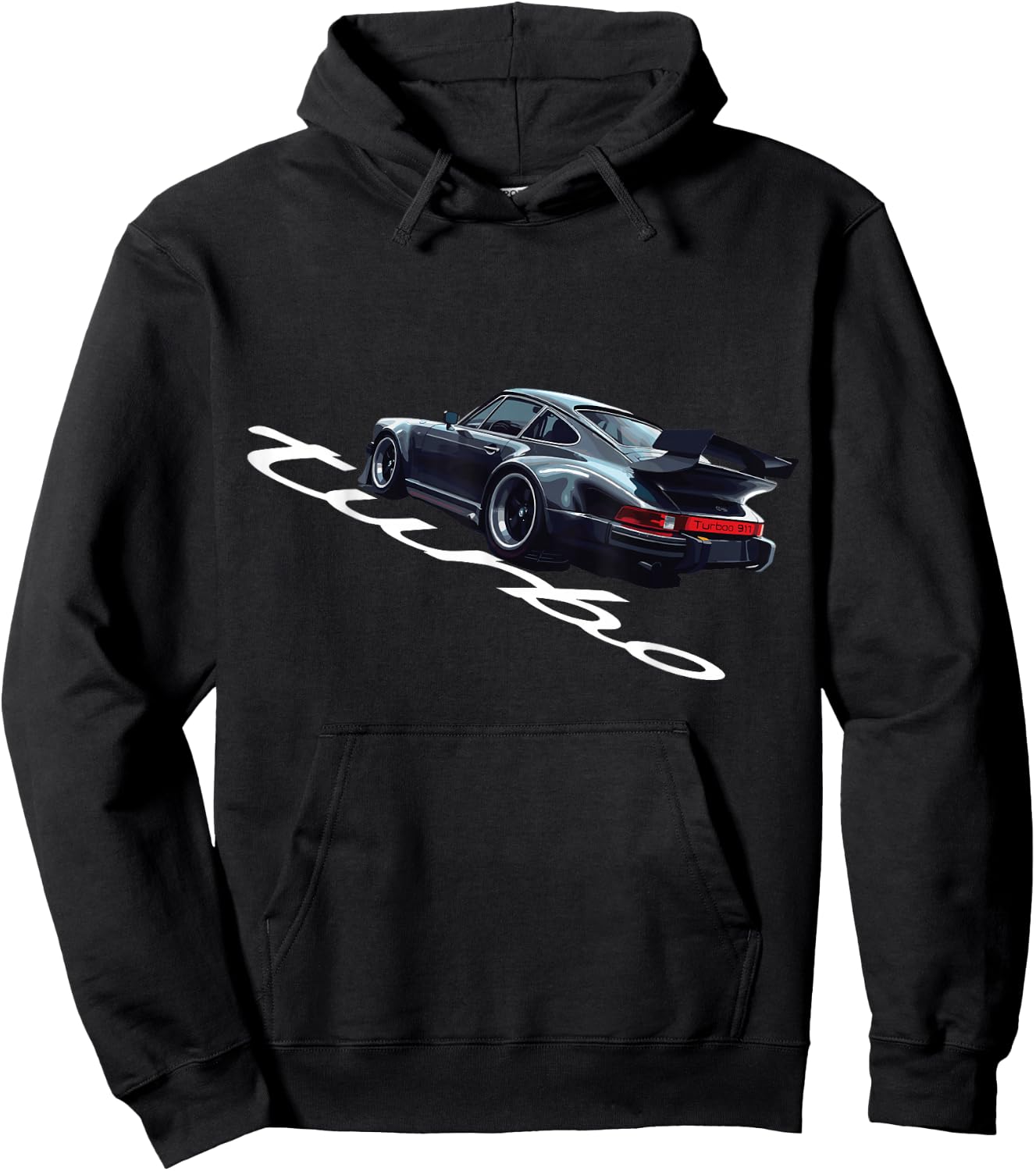 964 911 Sports Car Turbo , black Hoodie - Hoodie | Black