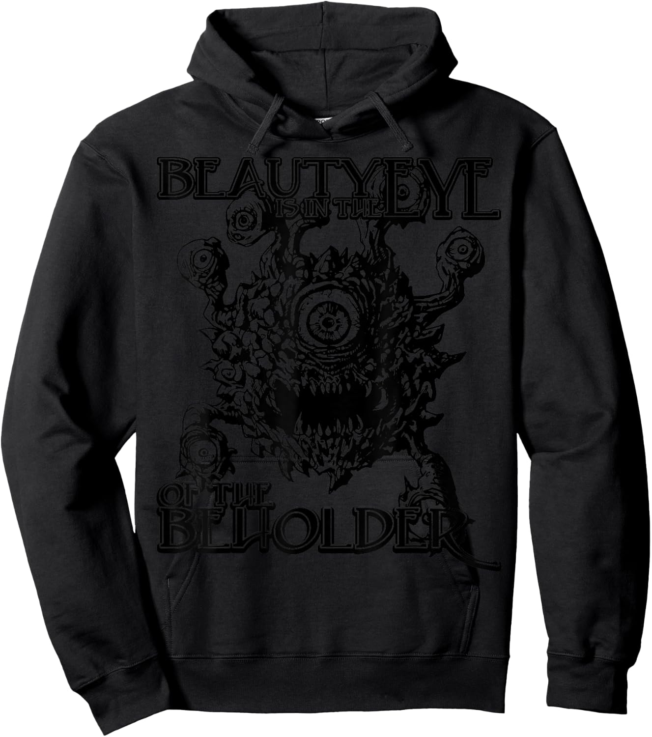 Beauty is in the Eye of the Beholder Gaming Gift Hoodie - Hoodie | Black