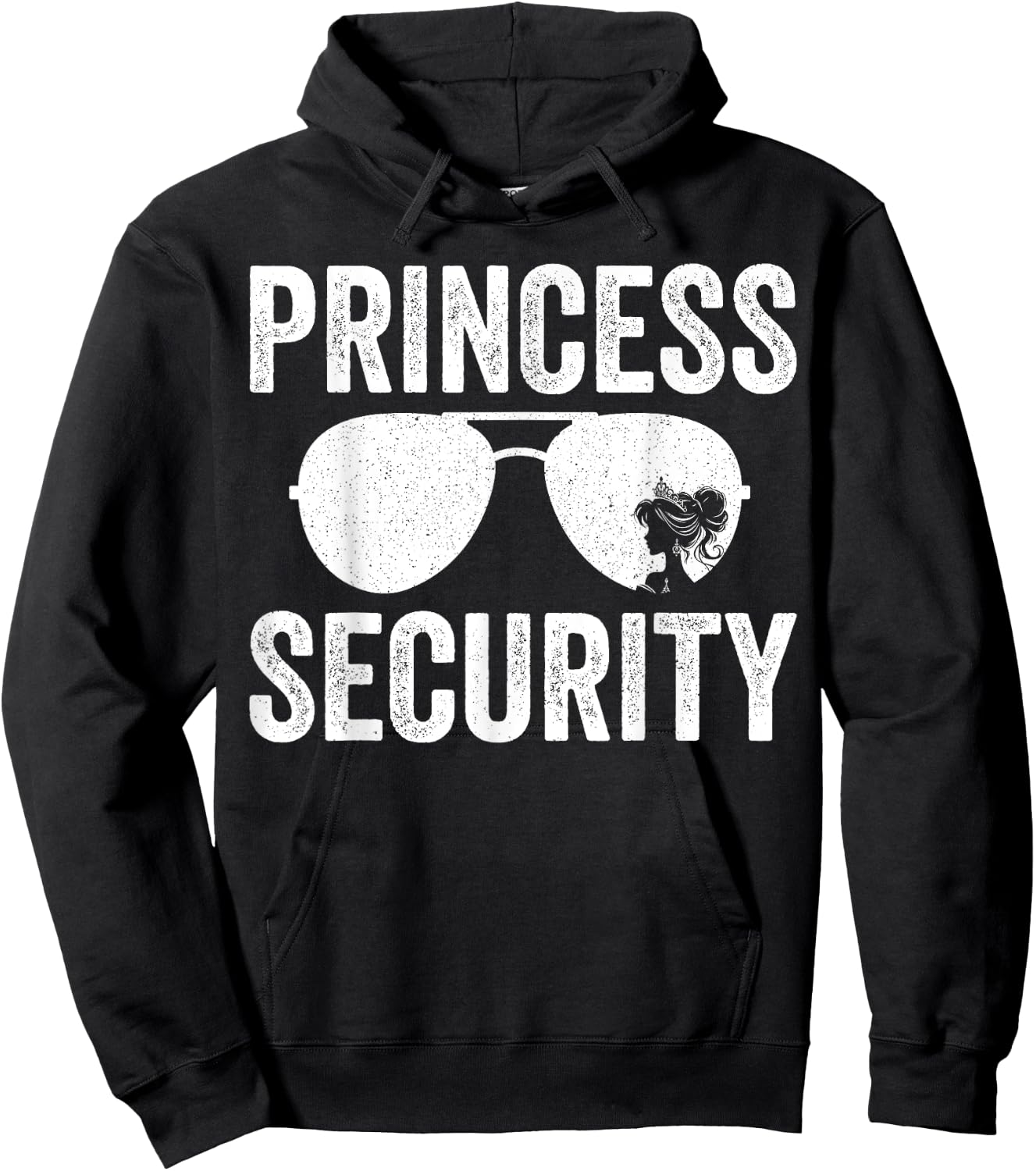 Princess Security Halloween Costume Dad Boy Hoodie - Hoodie | Black