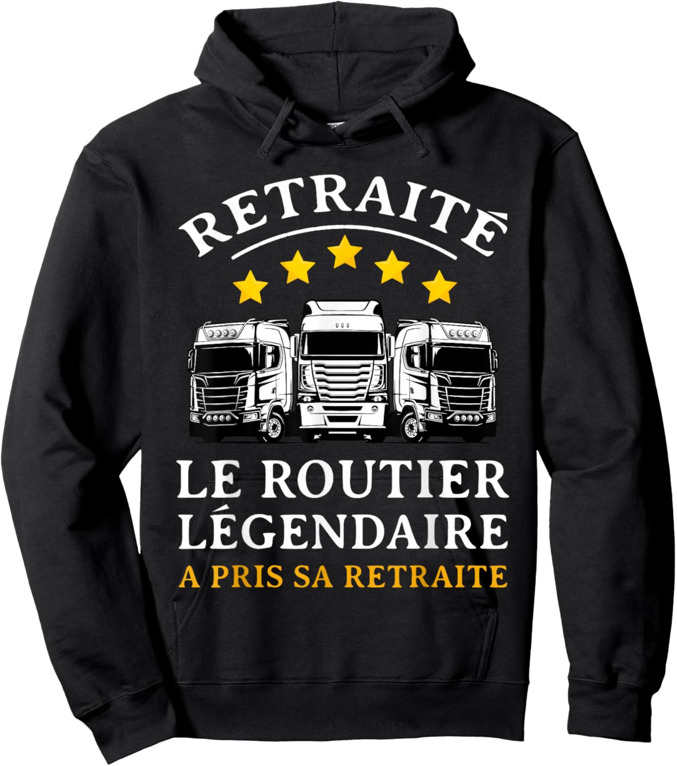Retirement Gift Roadman Dad Driver Retired , Black, S Hoodie - Hoodie | Black