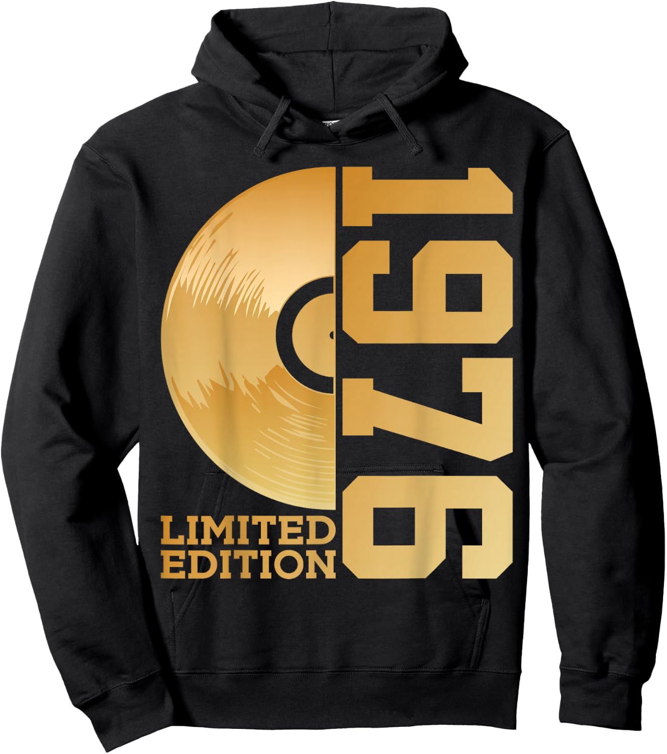 Vinyl 50. Geburtstag Dj Schallplatte Limited Edition 1976 Hoodie - Hoodie | Black